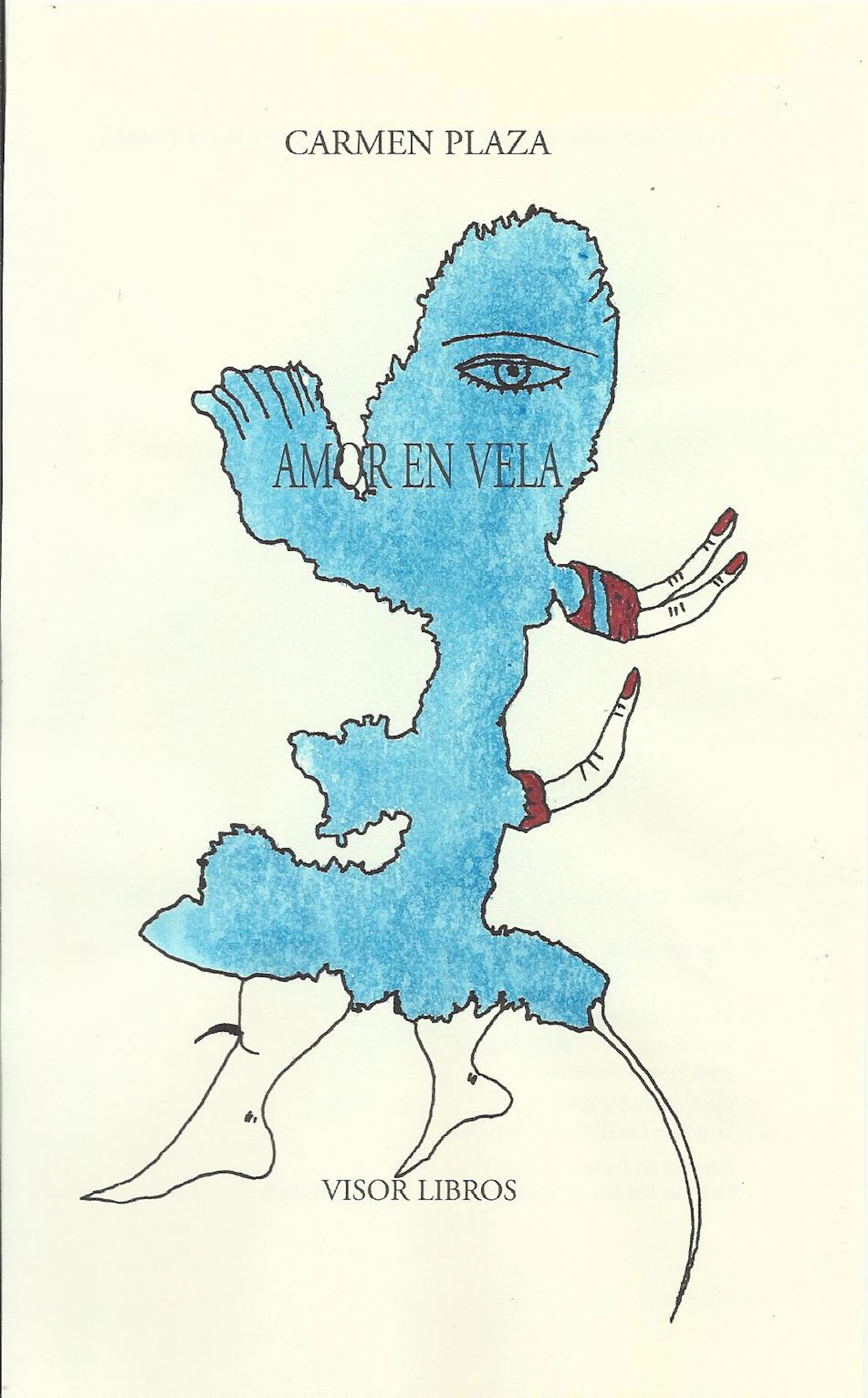 Antonio Beneyto. Ink and colored drawing on paper. Surrealism. Unsigned.
