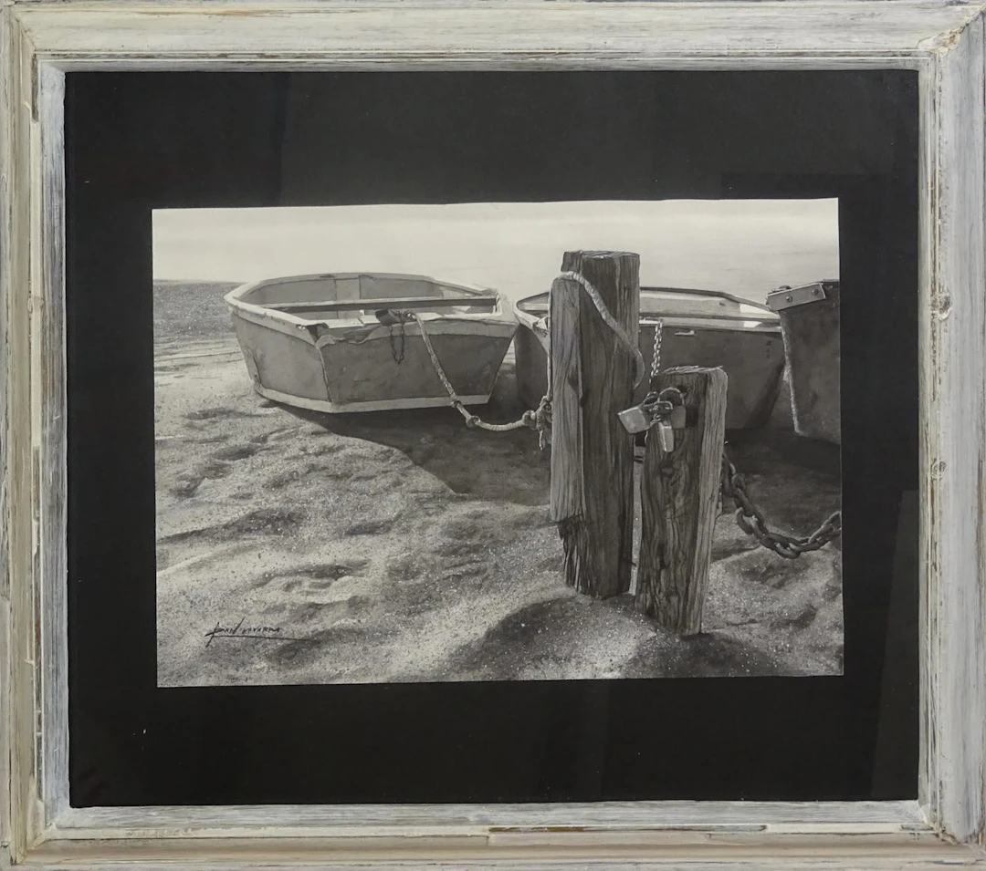 Iban Navarro: "Boats on the beach"