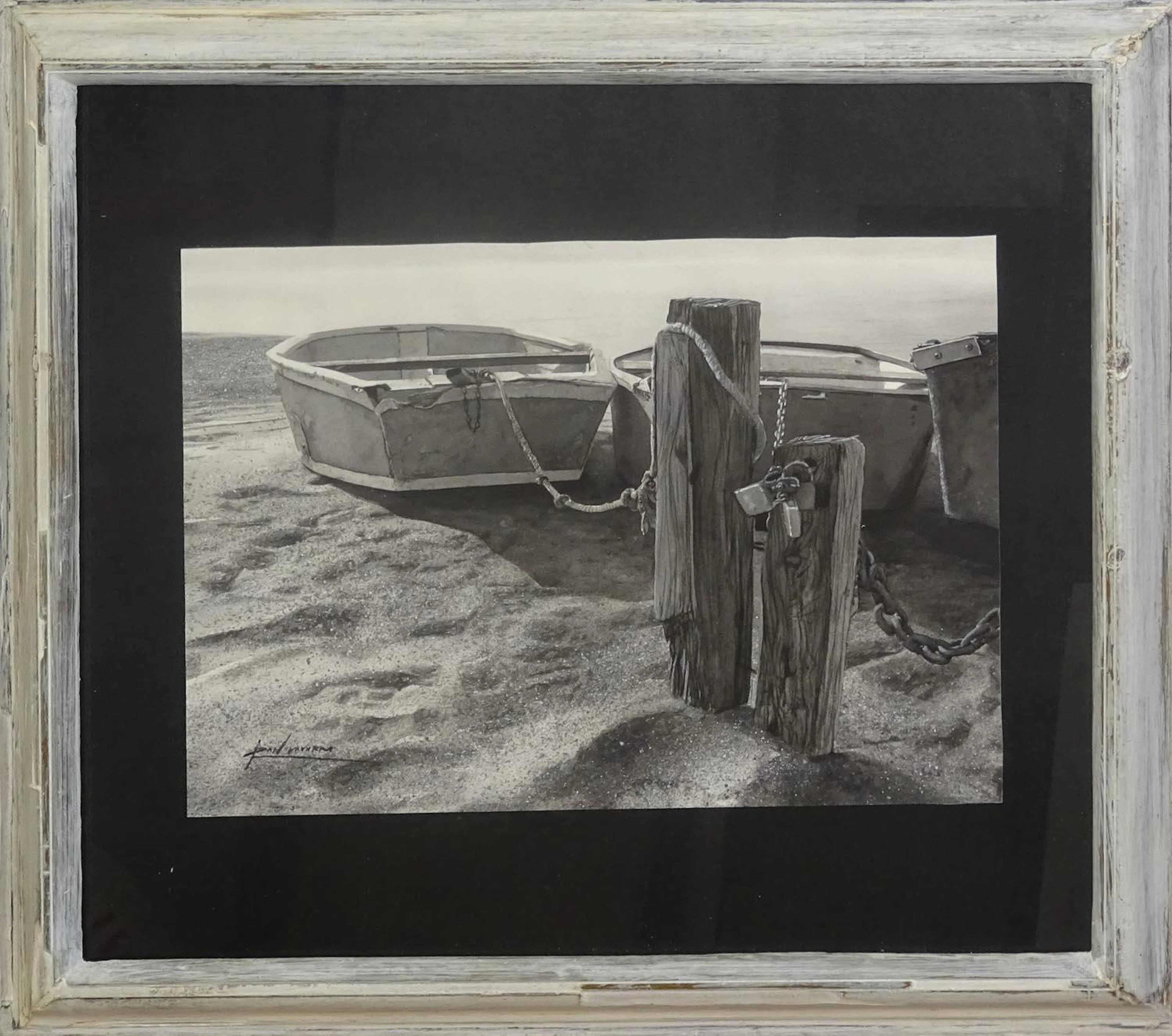 Iban Navarro: "Boats on the beach"