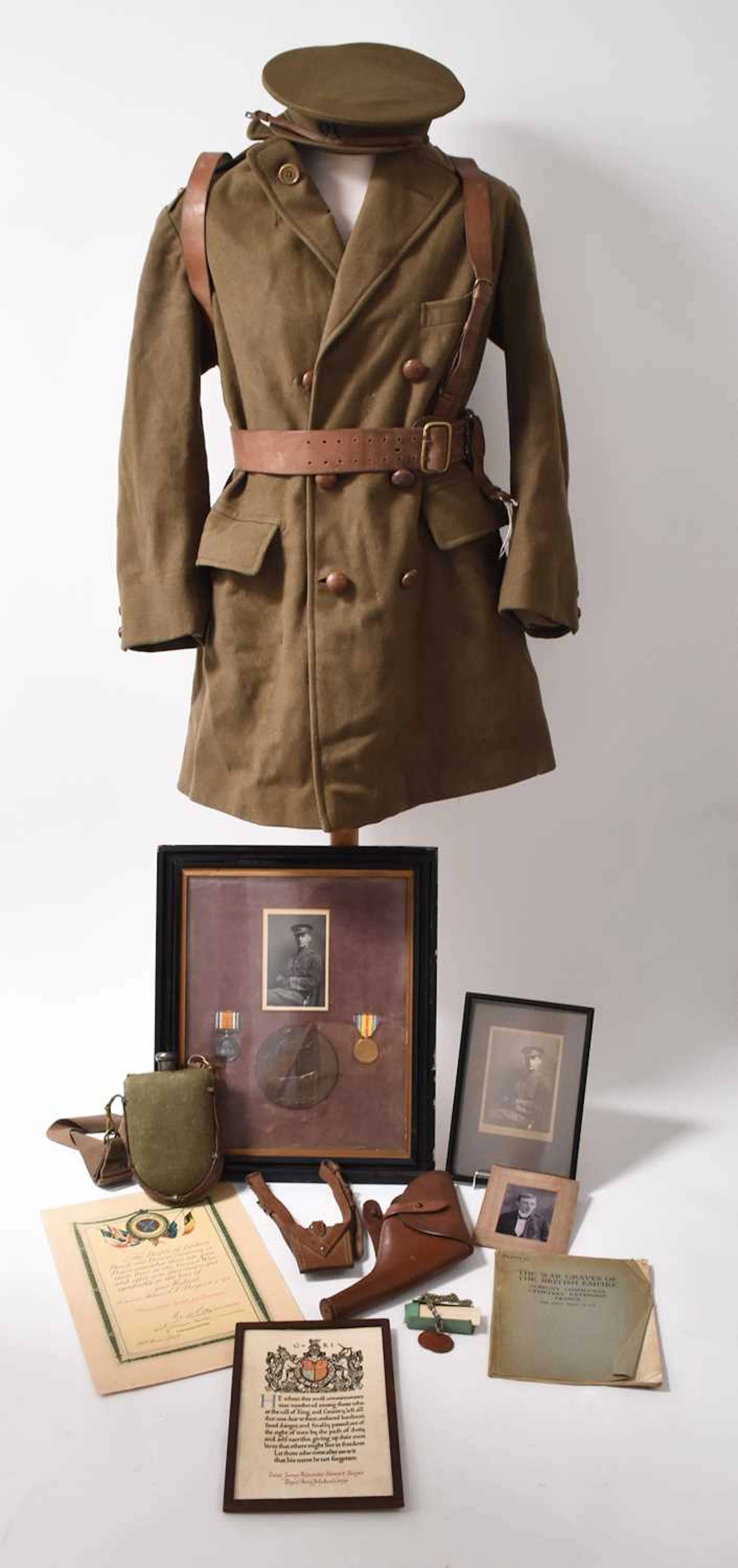 WW1 RAMC Casualty Group to Lieutenant J.A.S. Burges, with Medals
