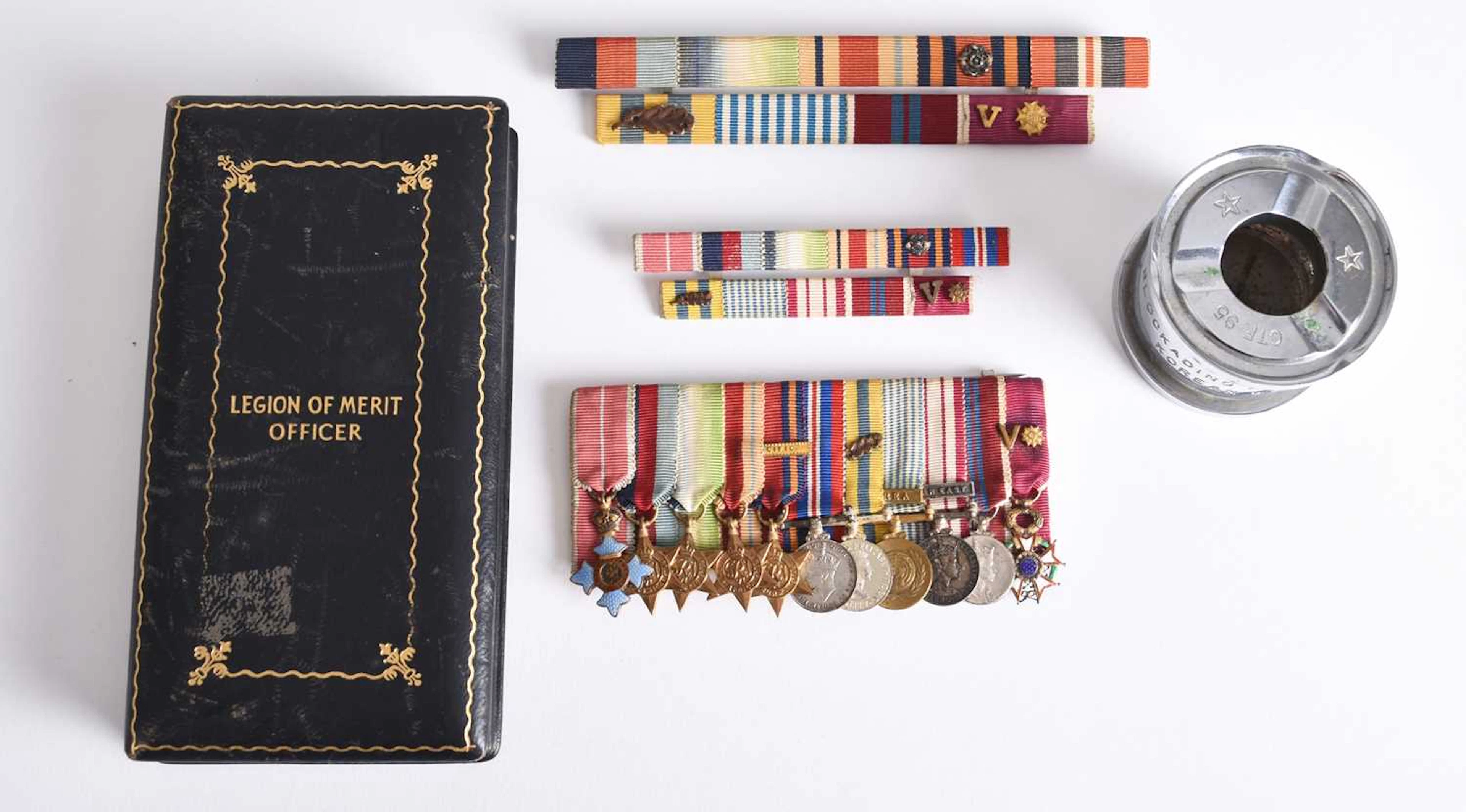 WW2 and Korean War C.B.E/Legion of Merit miniature medal group attributed