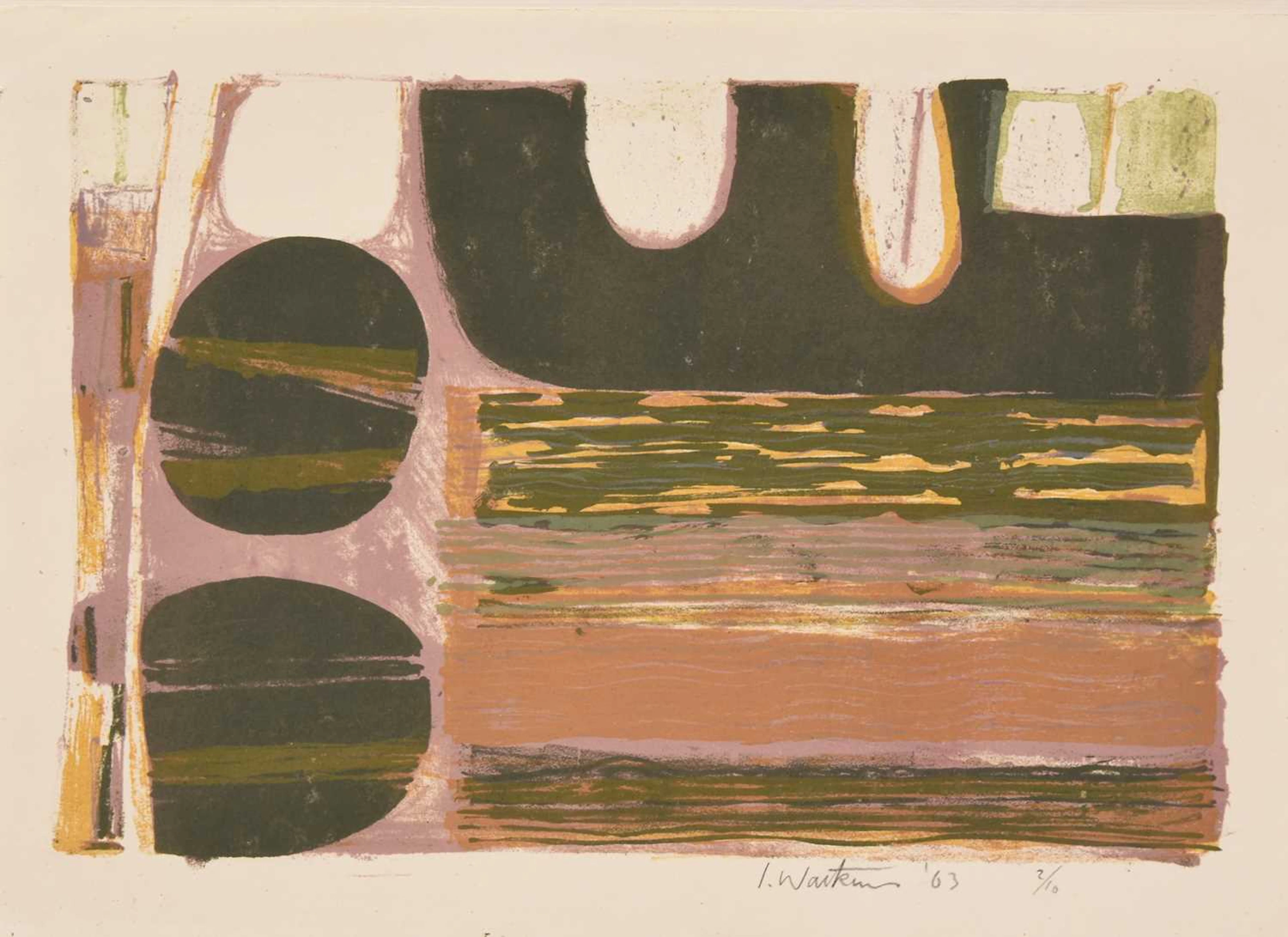Islwyn Watkins (British 1938-2019) Collection of Abstract limited