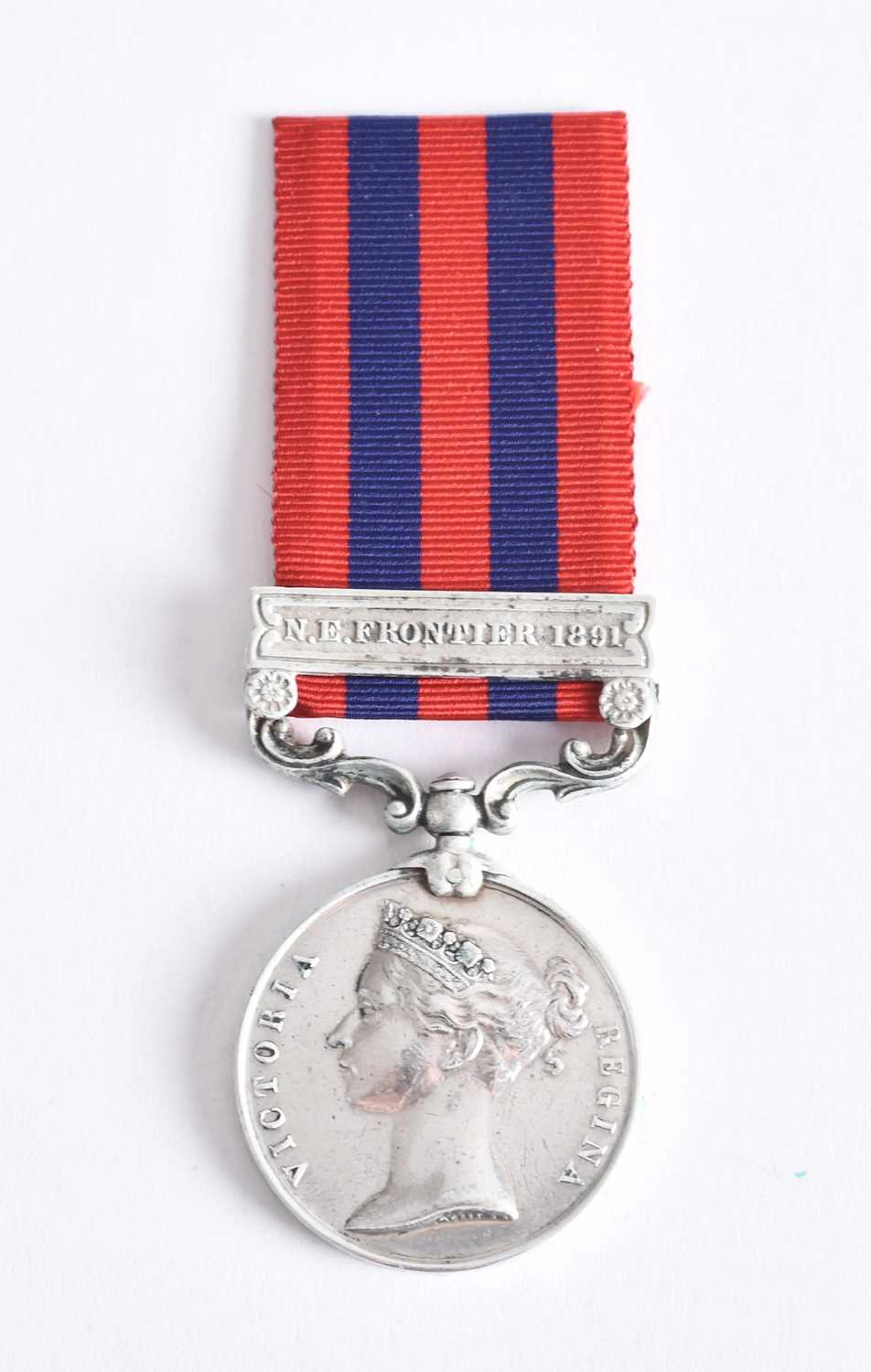 India General Service 1854–95 Medal — Rfm Gurman Sing Thapa, 2nd King