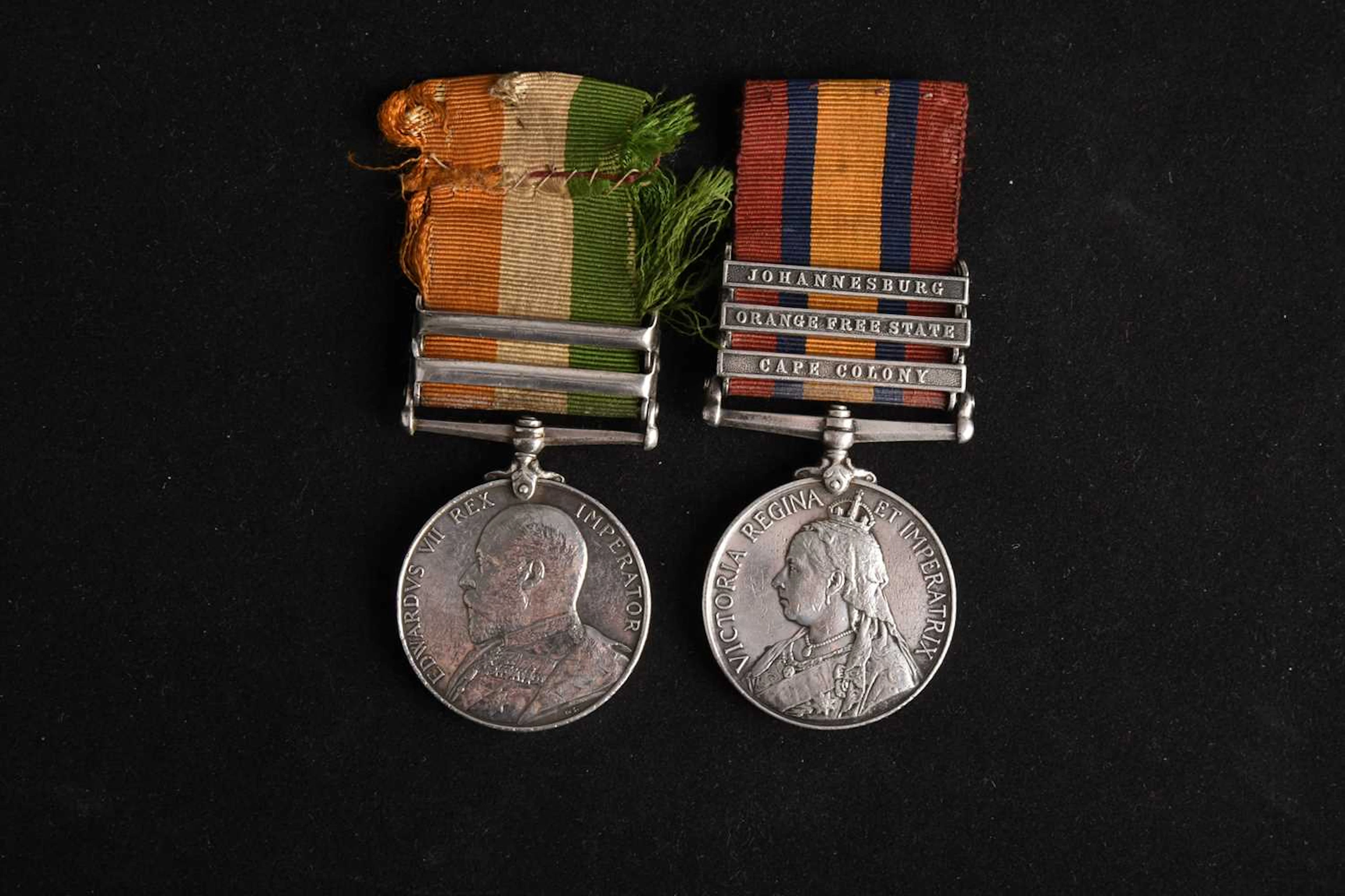 Boer War Medal Pair — Band Sergeant H.W. Smith, Cheshire Regiment
