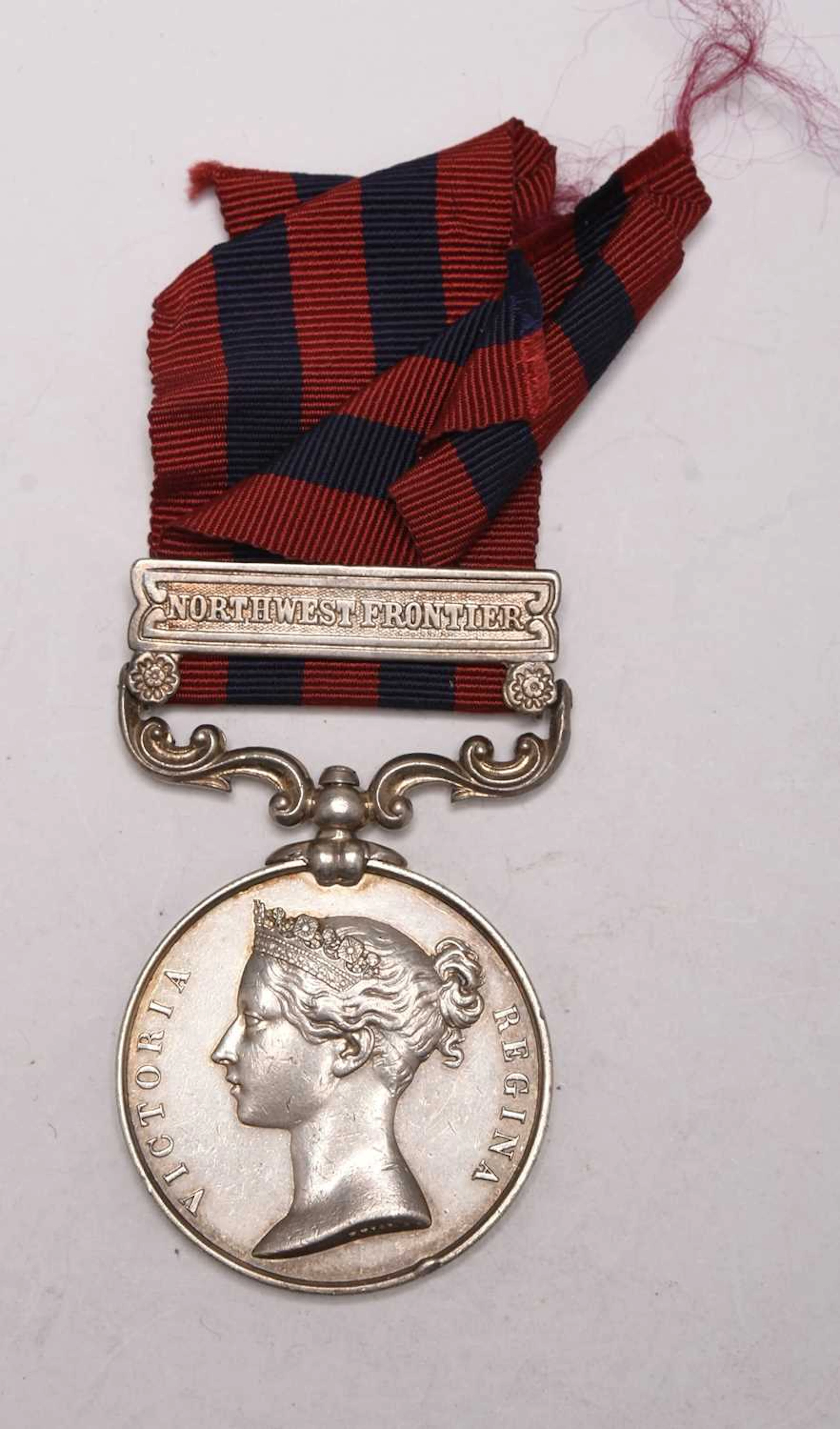 India General Service 1854–95 Medal, 1 Clasp, NW-Frontier — Pte. J.