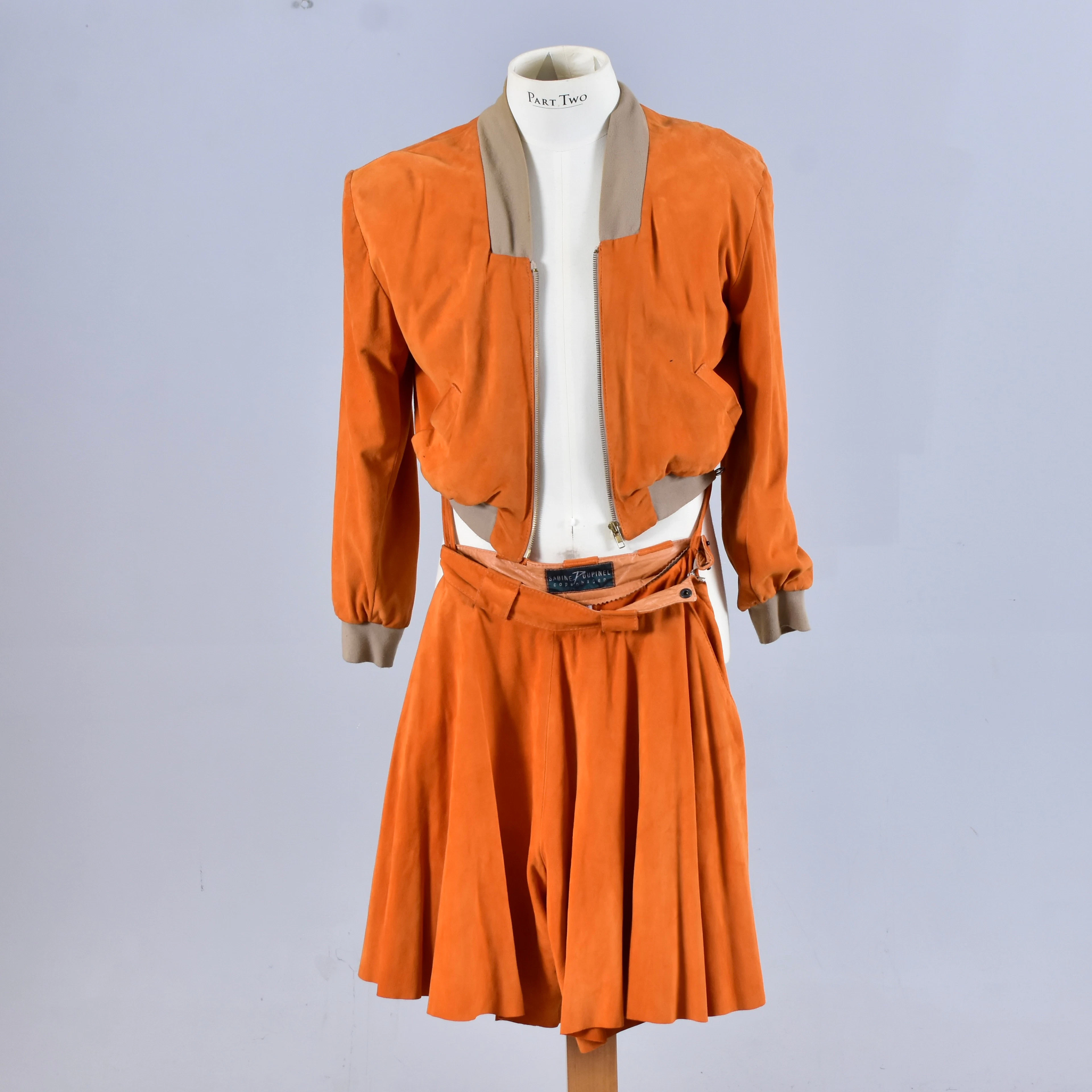 JACKA SAMT SHORTS, mocka, Sabine Poupinel, Copenhagen.
