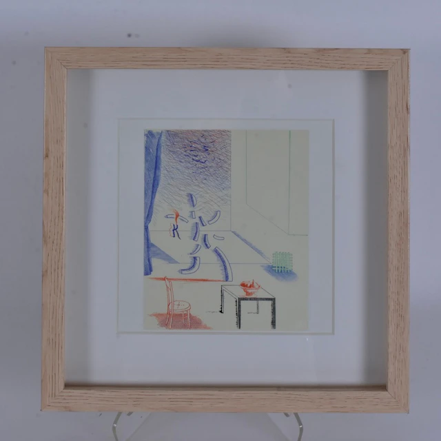 DAVID HOCKNEY. EFTER. Offsettryck, 6-stycken.