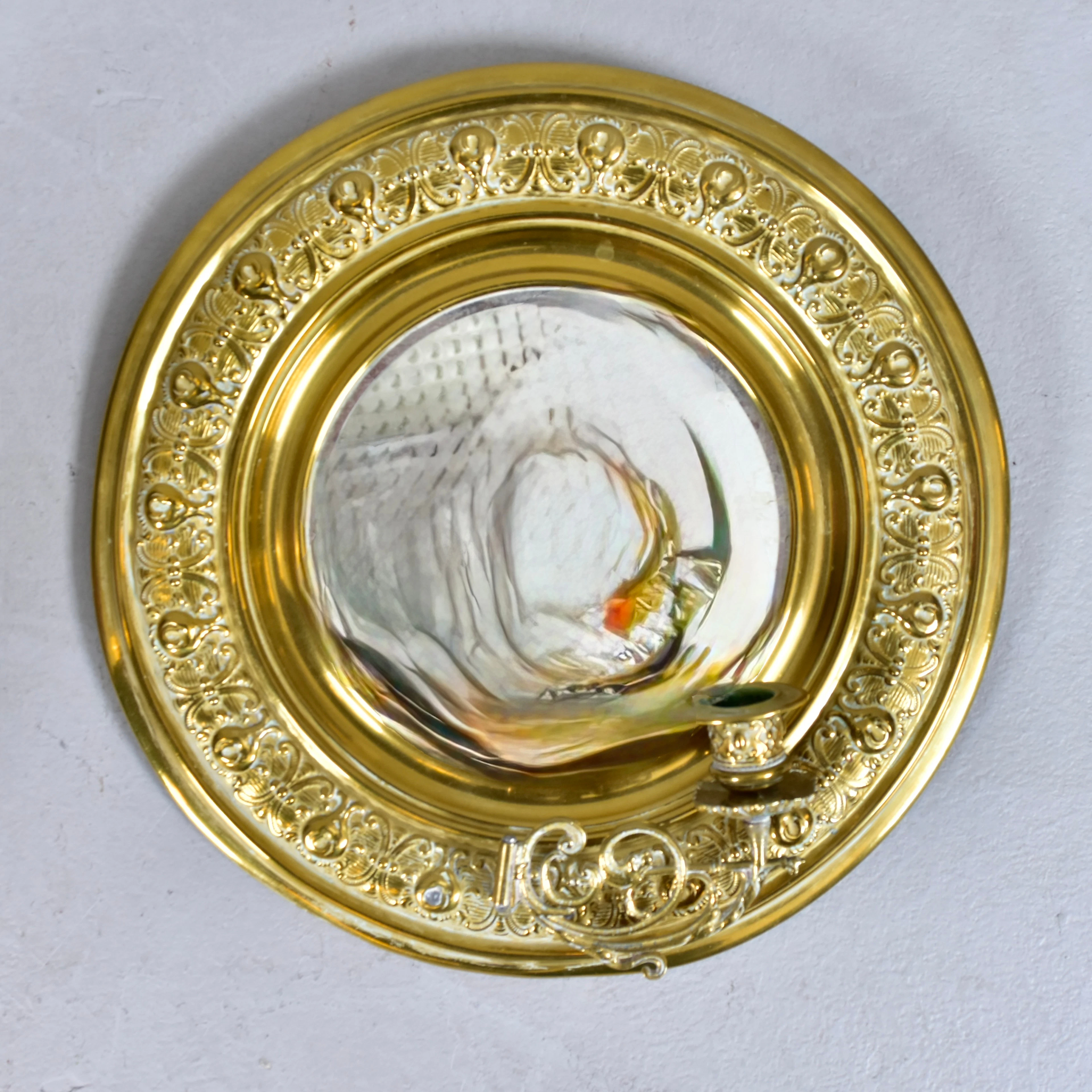 SPEGELLAMPETT, mässing, Nyrenässans, 1800-talets senare del.