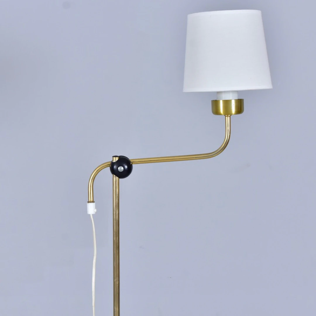 GOLVLAMPA, mässing, "G 182", Belid.