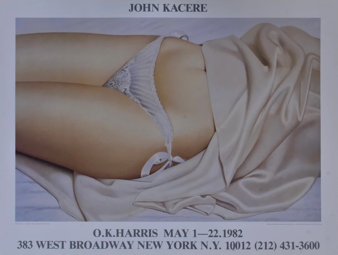 JOHN KACERE. Utställningsaffischer, 3-stycken, New York 1982.