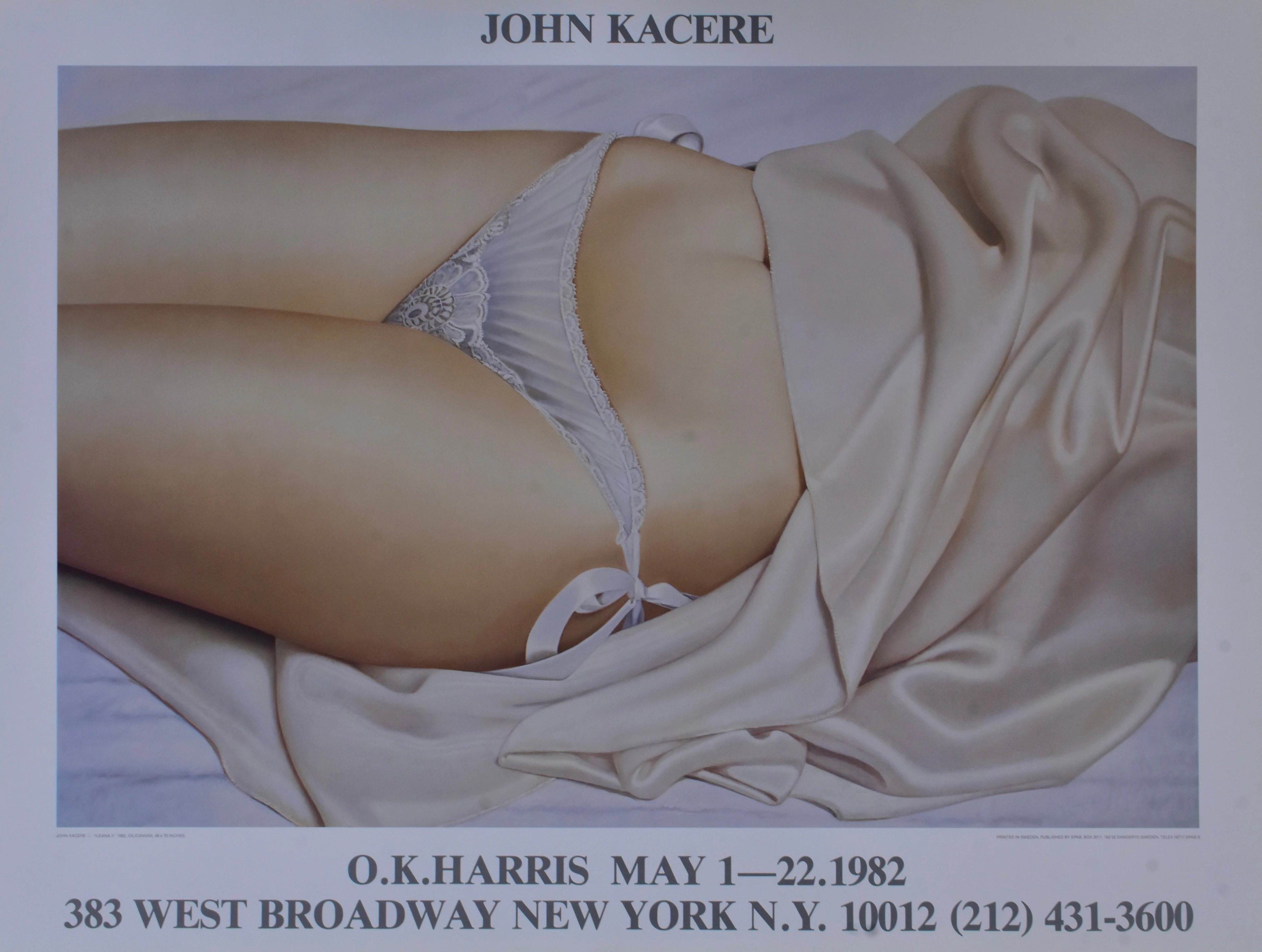 JOHN KACERE. Utställningsaffischer, 3-stycken, New York 1982.