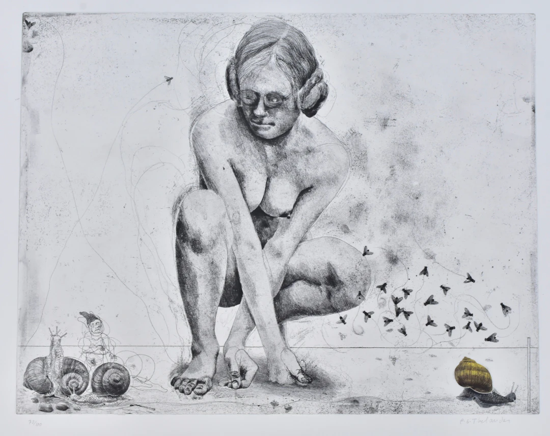 PER-GUNNAR THELANDER. Färgetsning.