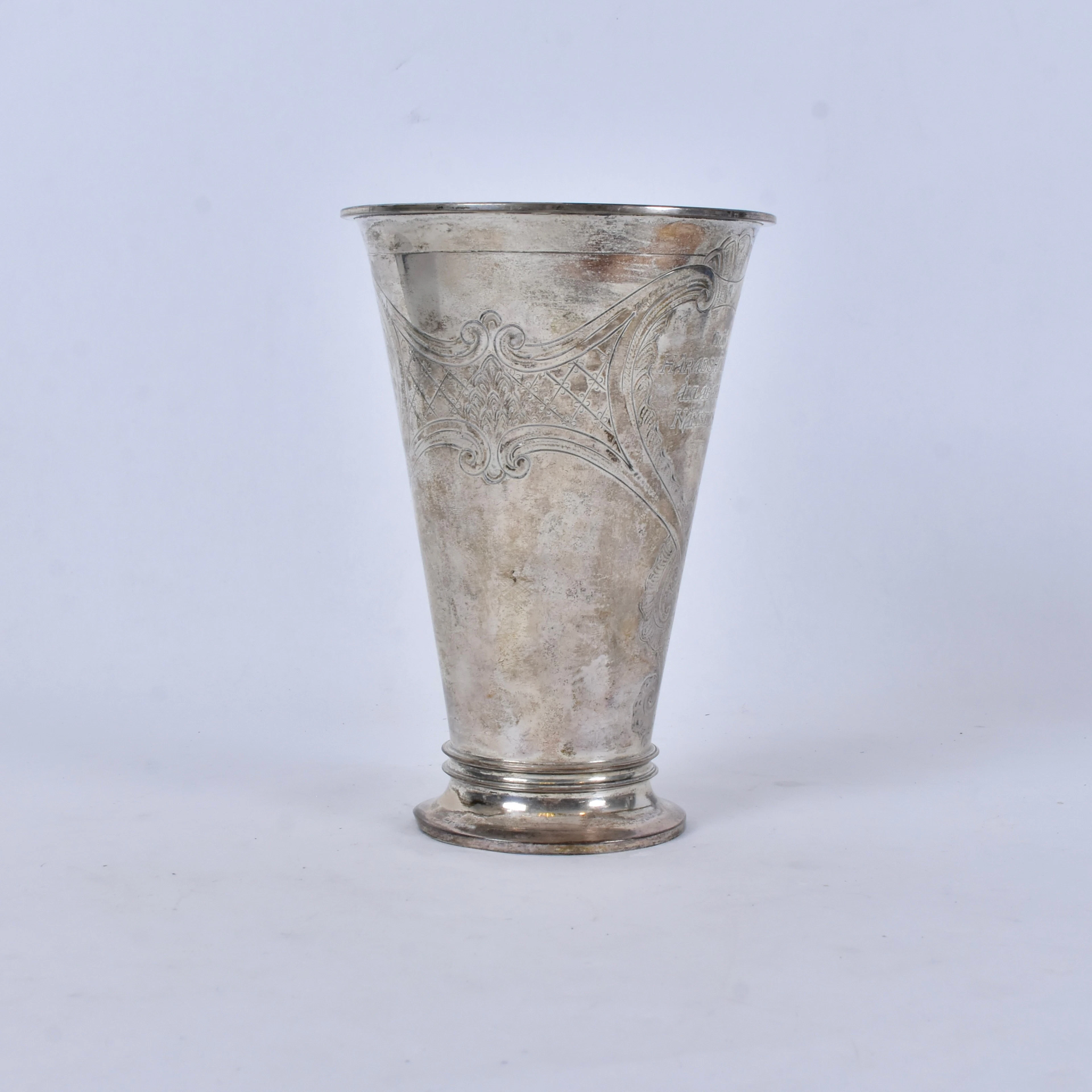 BÄGARE, silver, Edlunds Silvervarufabrik Ab Stockholm 1943.