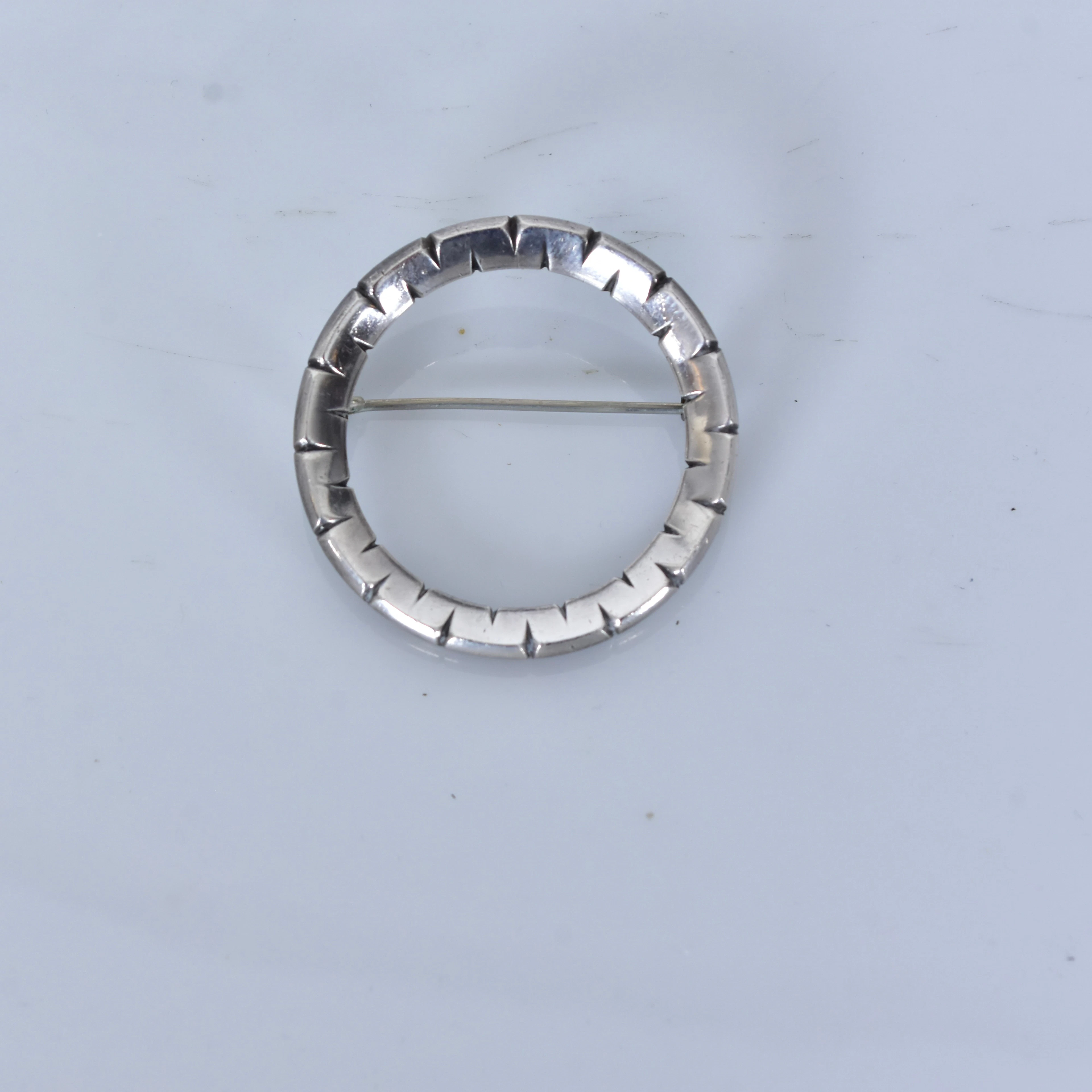 "DEN DANSKE" ELLA HANSEN. brosch, silver, Stockholm 1947.