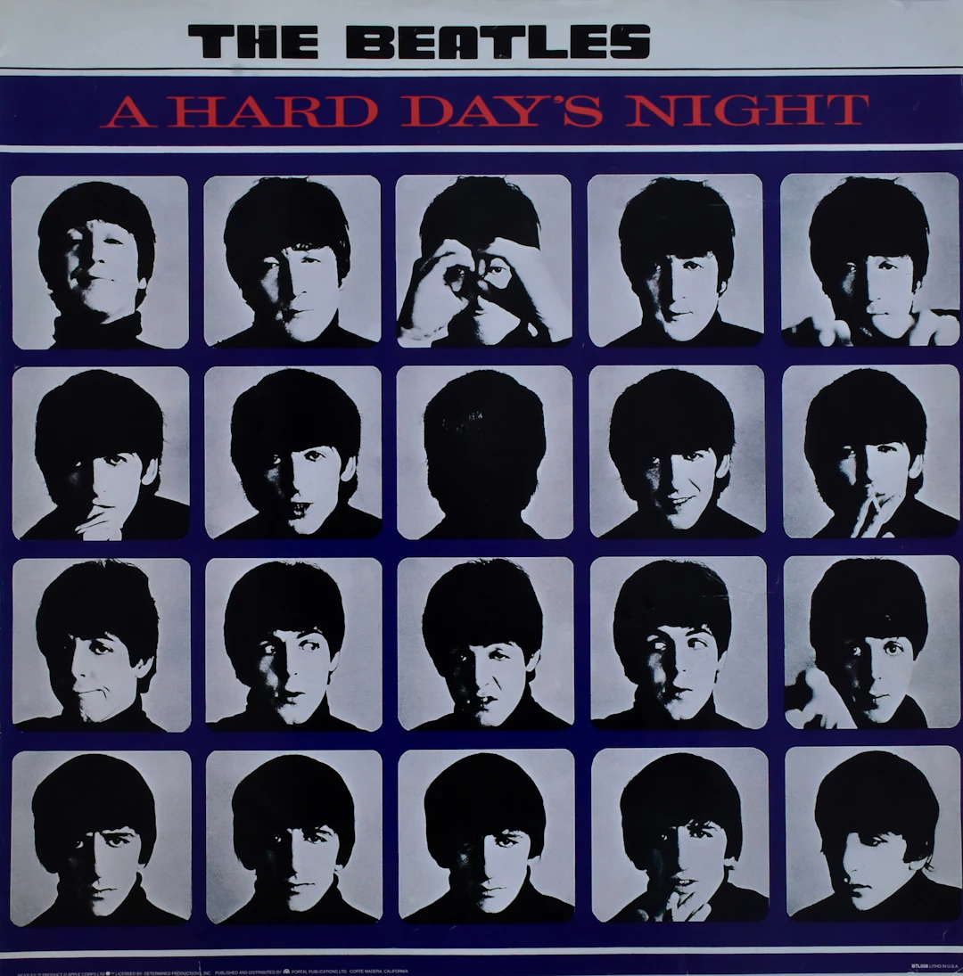 FILMAFFISCH, Beatles, A hard days night.