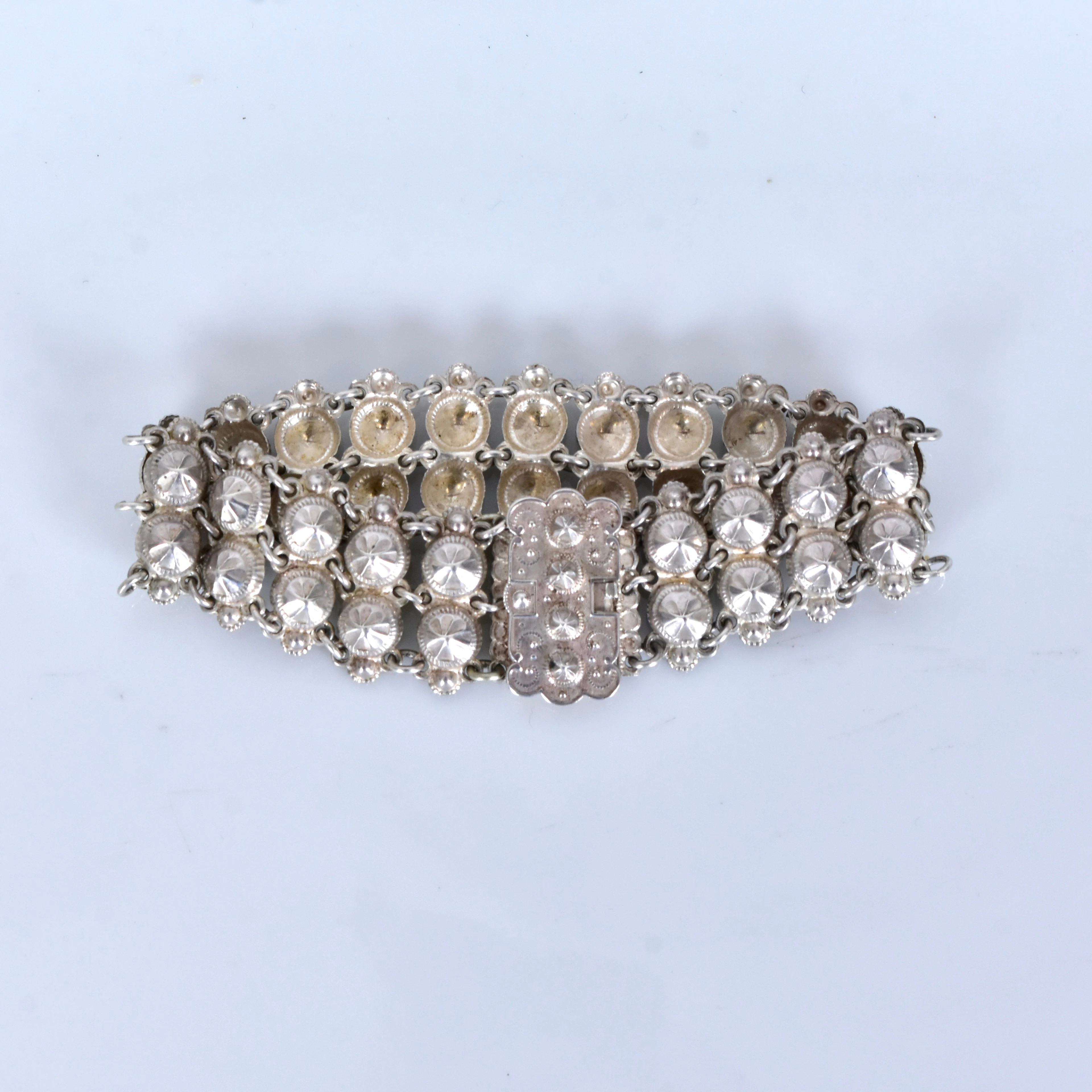 ARMBAND, silver, svensk importstämpel.