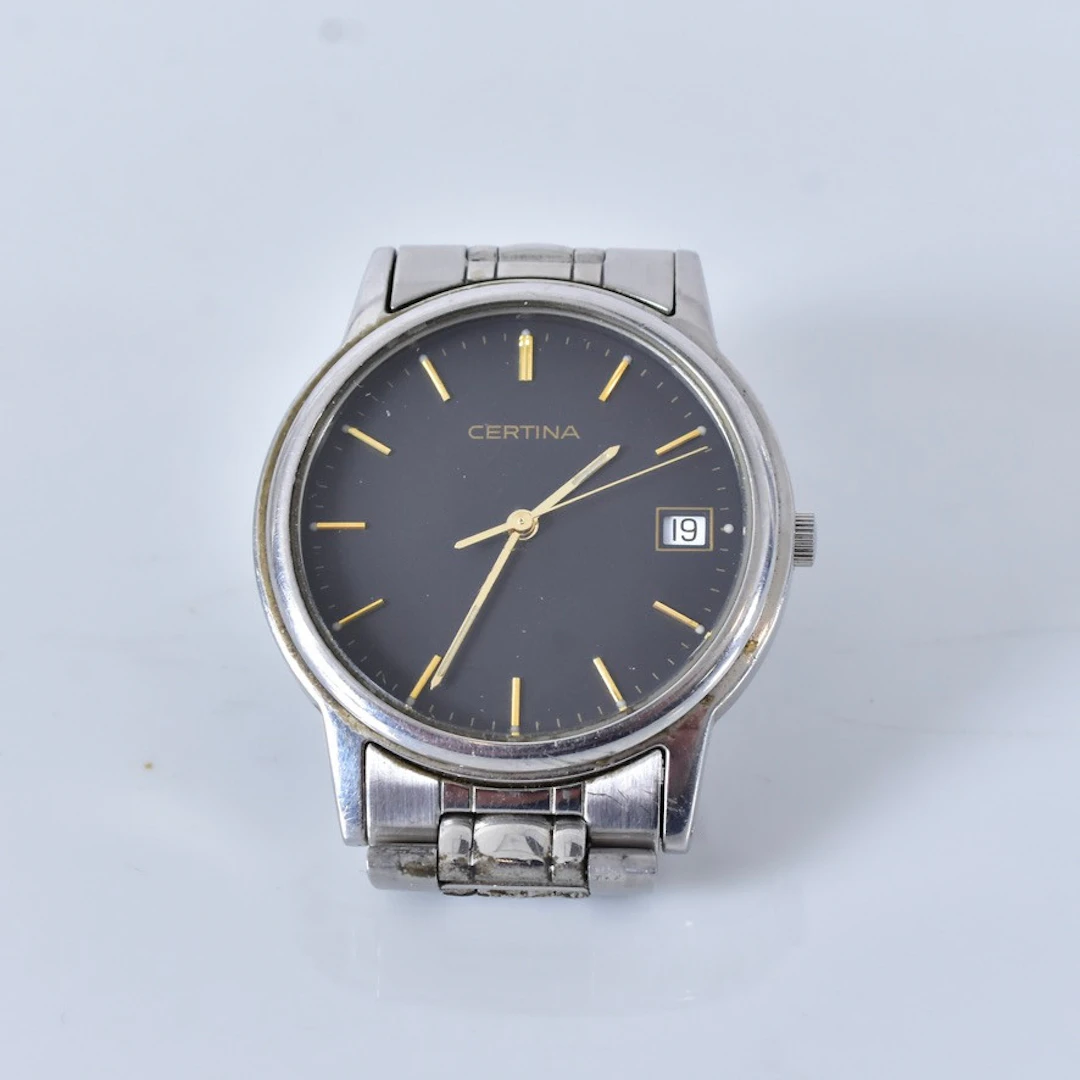 HERRARMBANDSUR, stål, Certina Automatic.