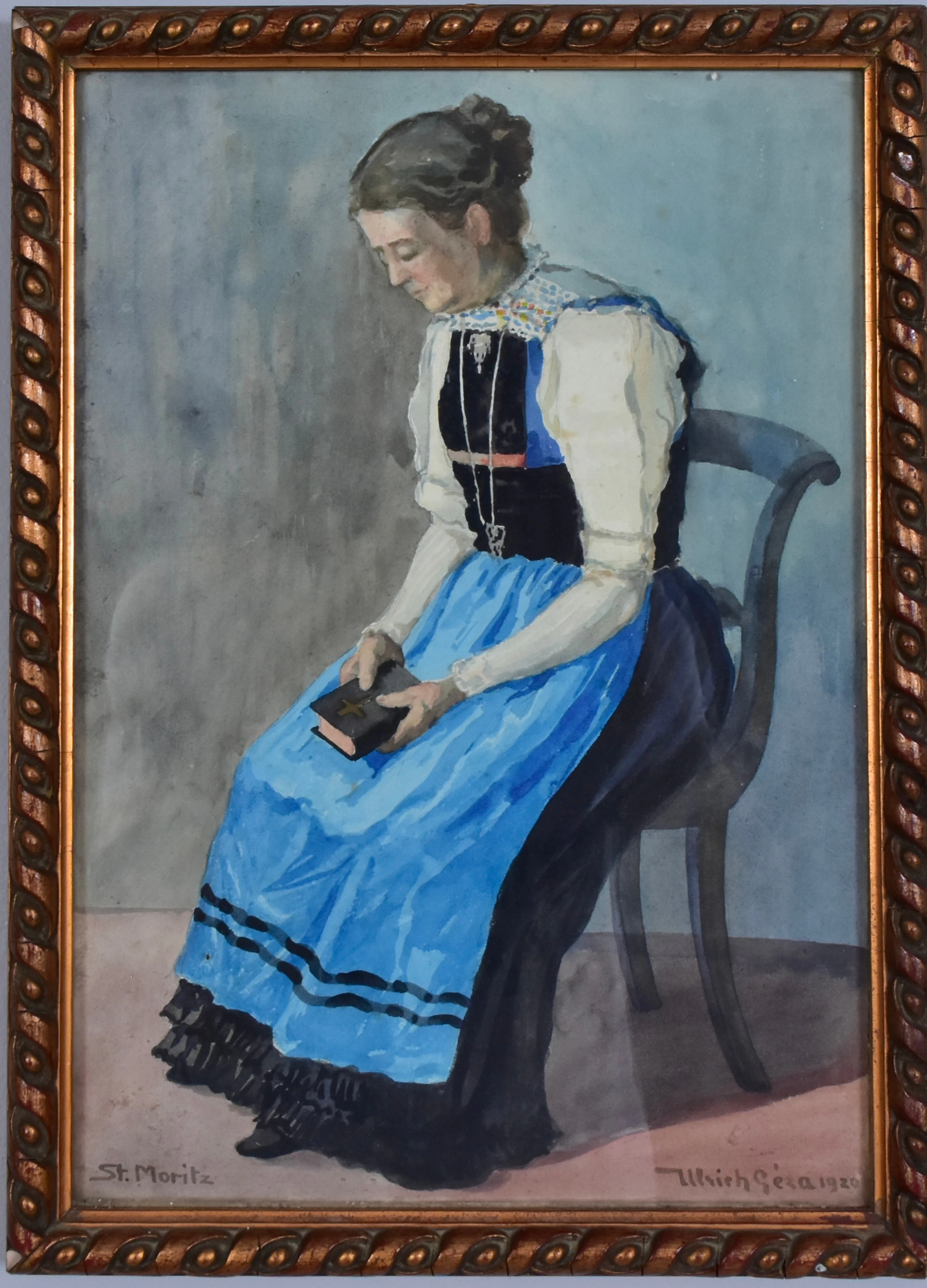 ULRICH, GÉZA. Akvarell.