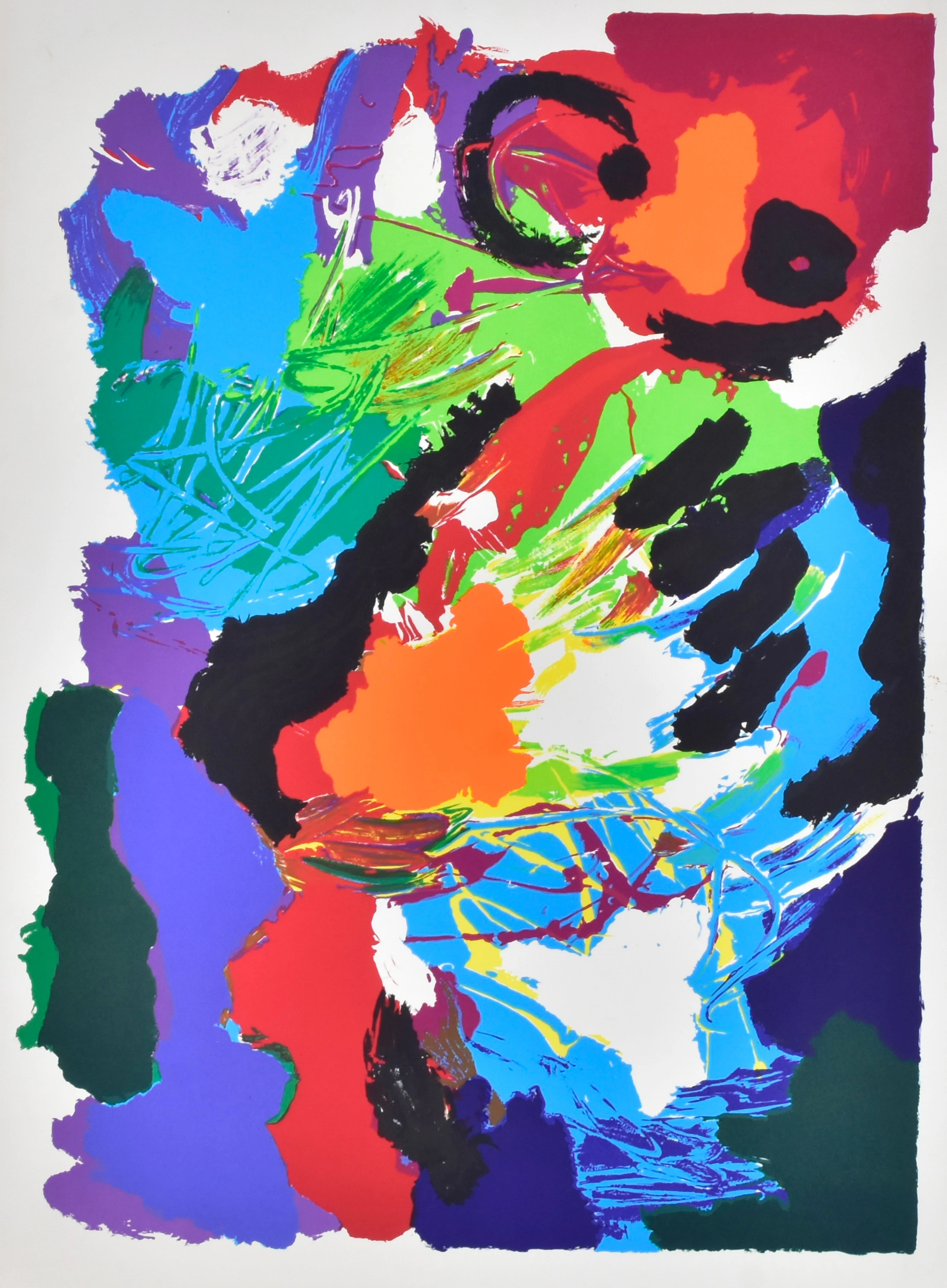 KAREL APPEL. Färglitografi.