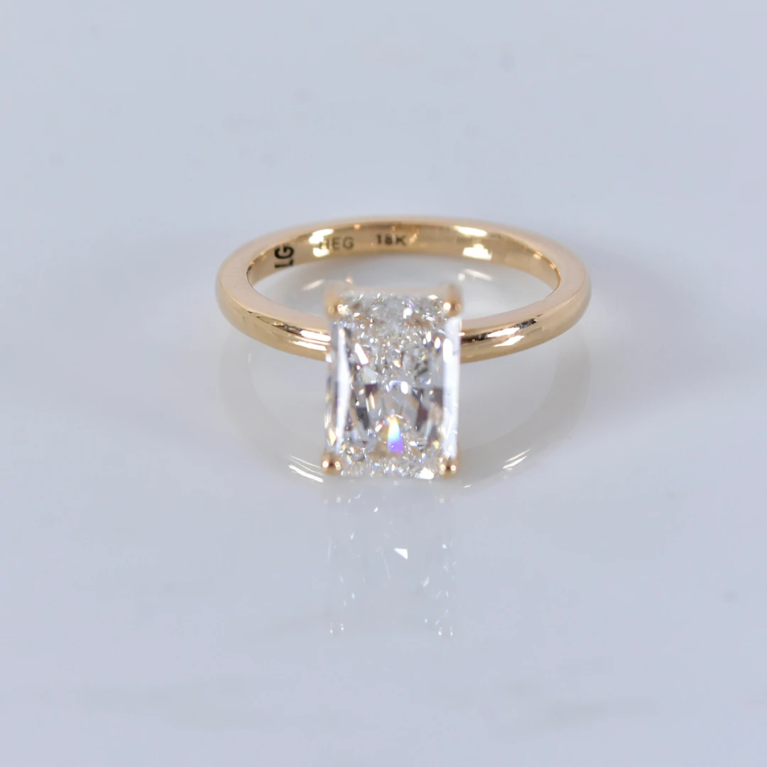DIAMANTRING, 2,07ct, 18K, IGI Cert Labgrown.