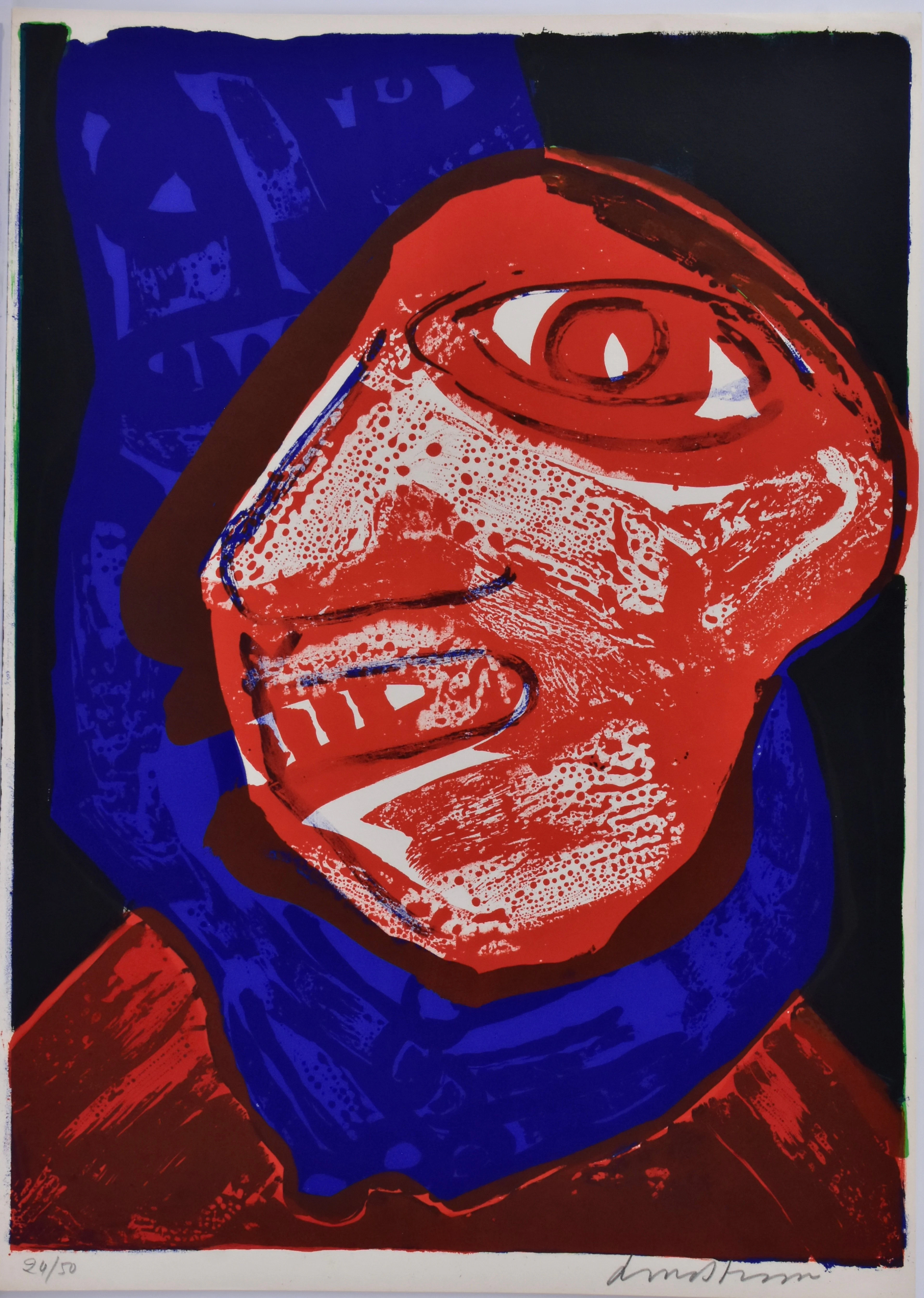 BENGT LINDSTRÖM. Färglitografi.