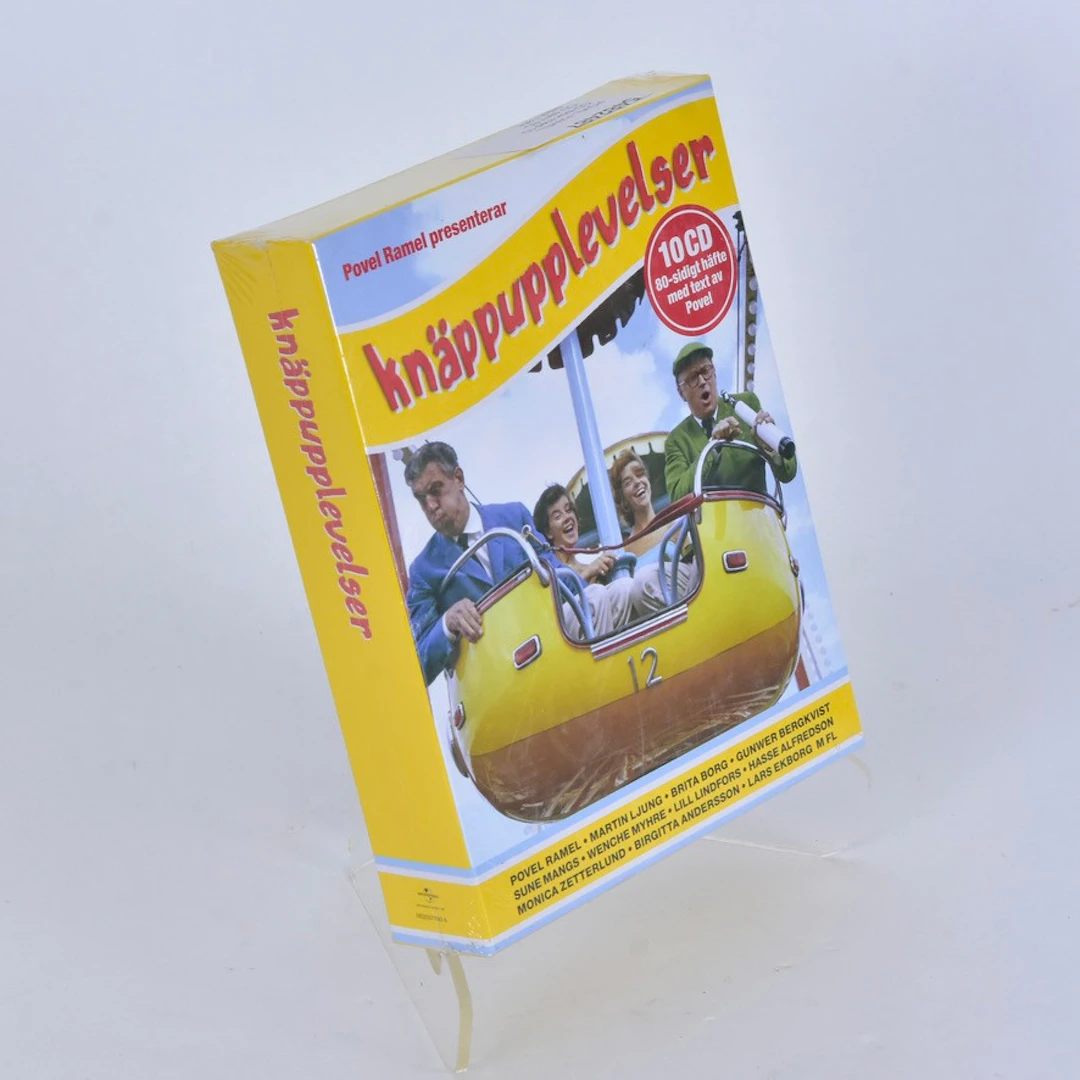 POVEL RAMEL. CD-box med 10 CD samt 80-sidigt häfte, "Knäppupplevelser".