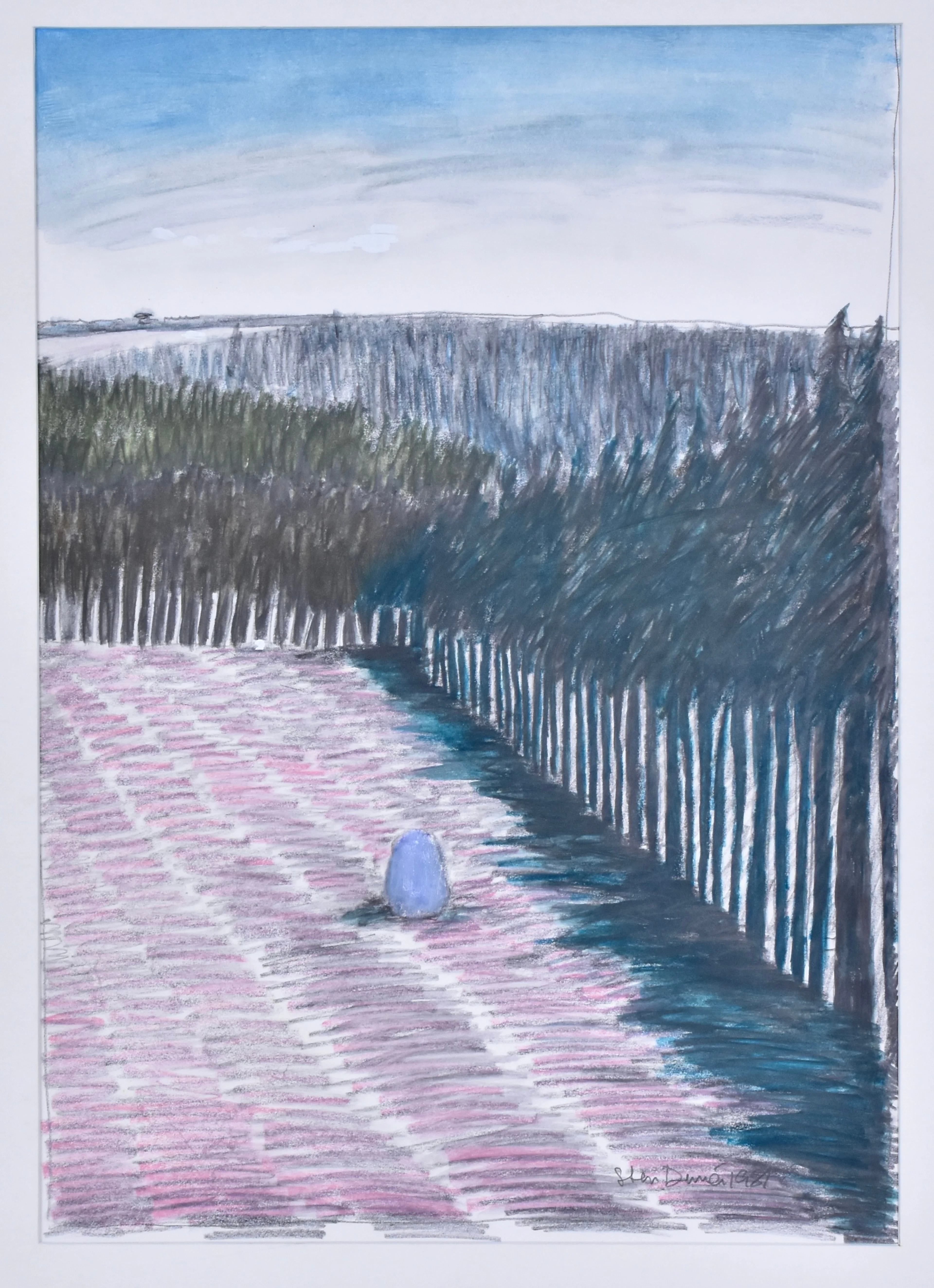 STEN DUNÉR. Pastell.