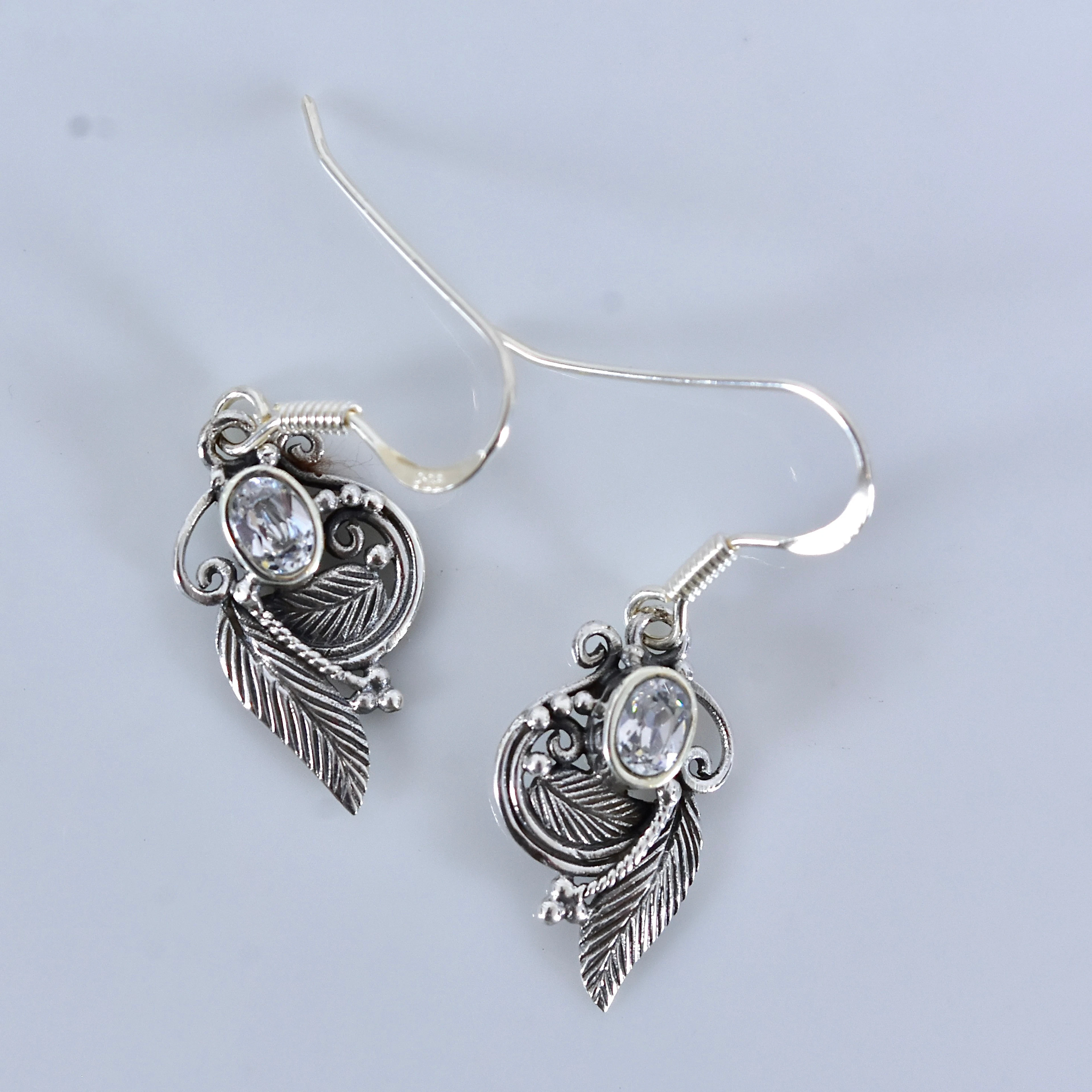 ÖRHÄNGEN, ett par, sterlingsilver.