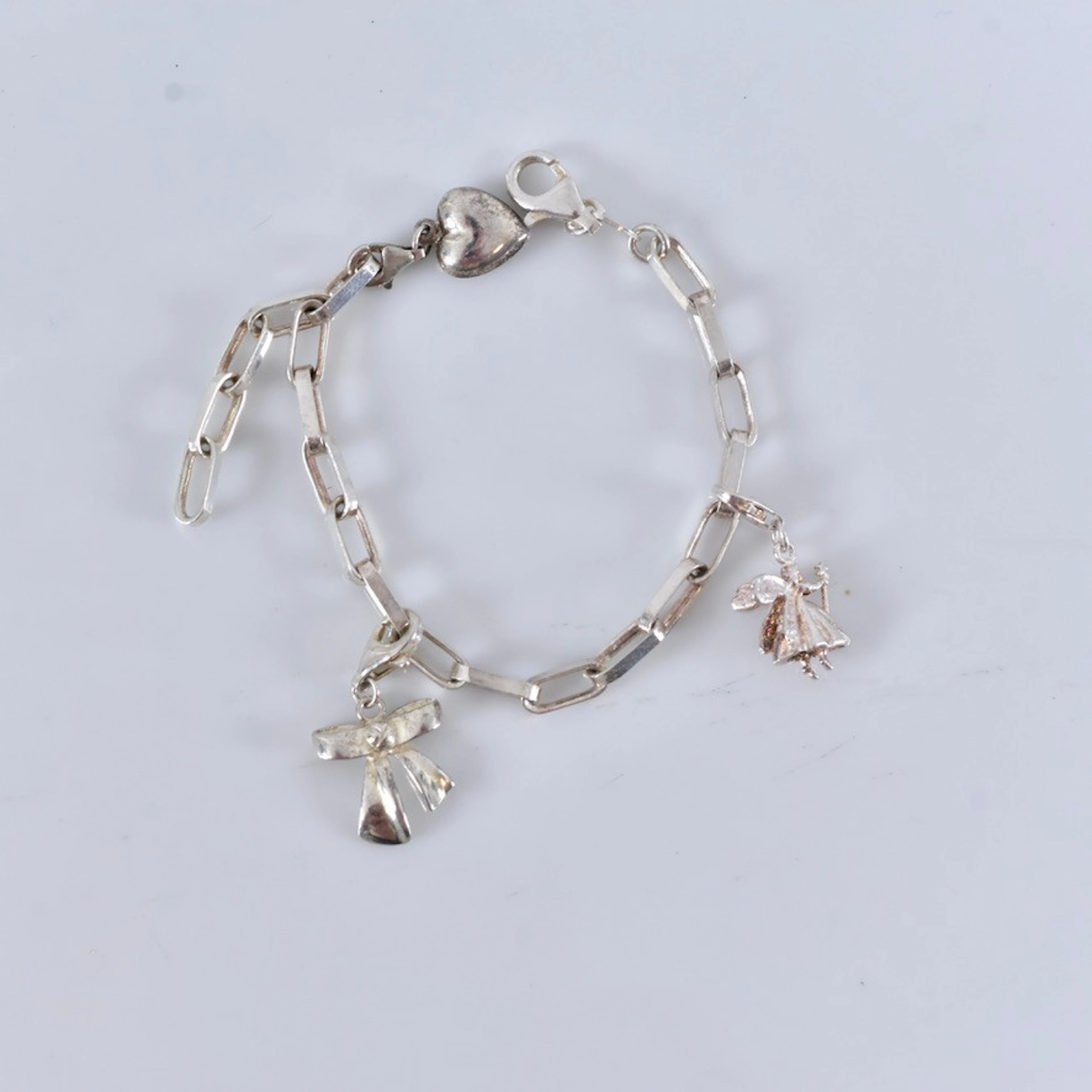 ARMLÄNK, med berlocker, sterlingsilver.