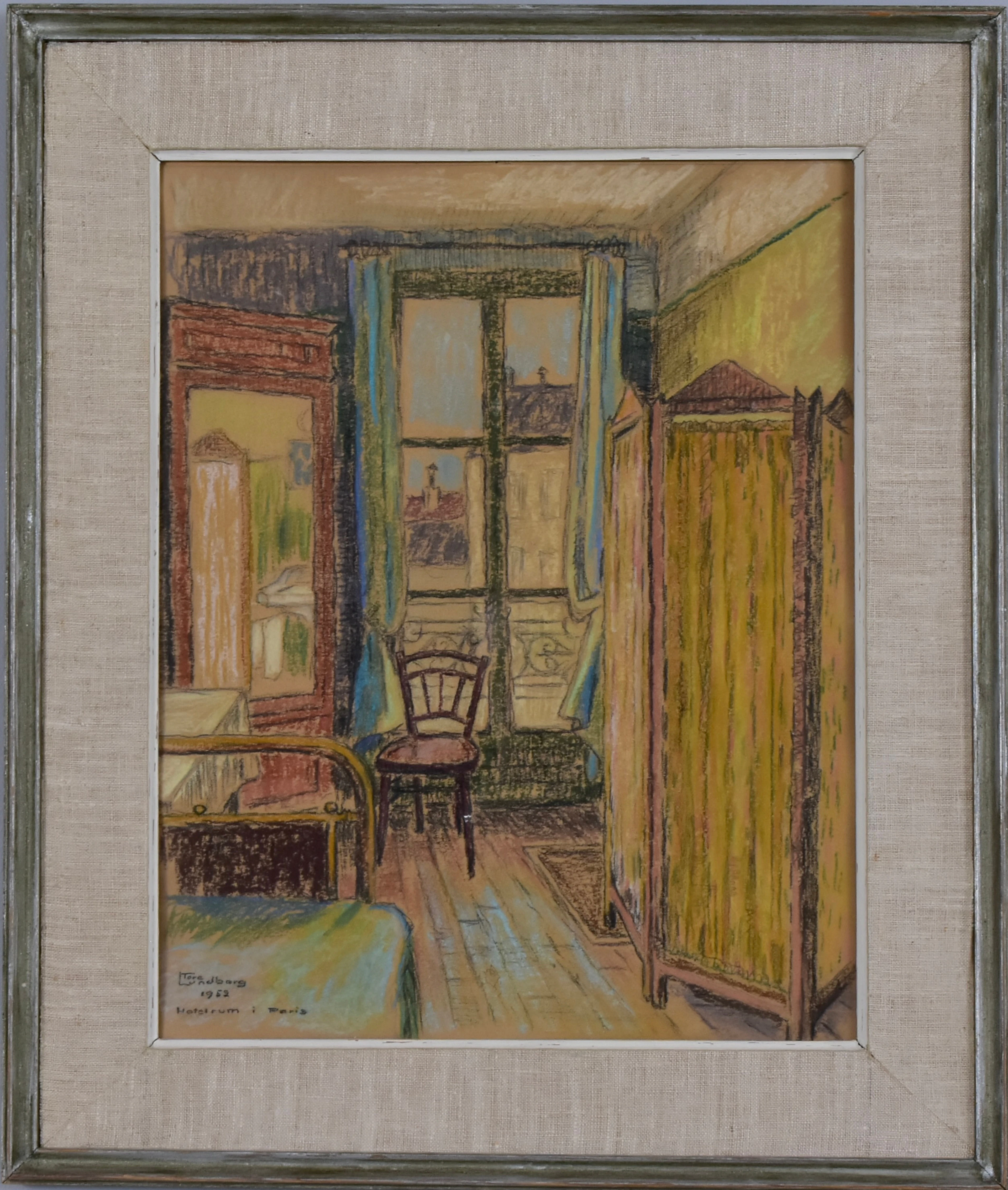 TORE LUNDBORG. Pastellkrita.