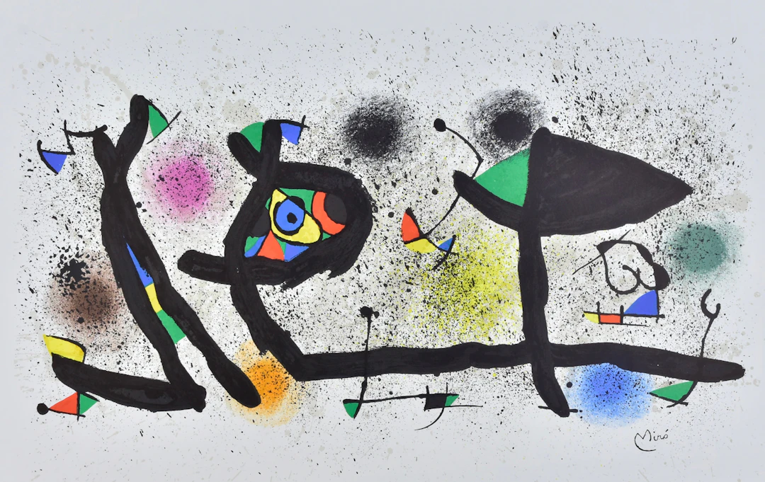 JOAN MIRO. EFTER. Färglitografi.