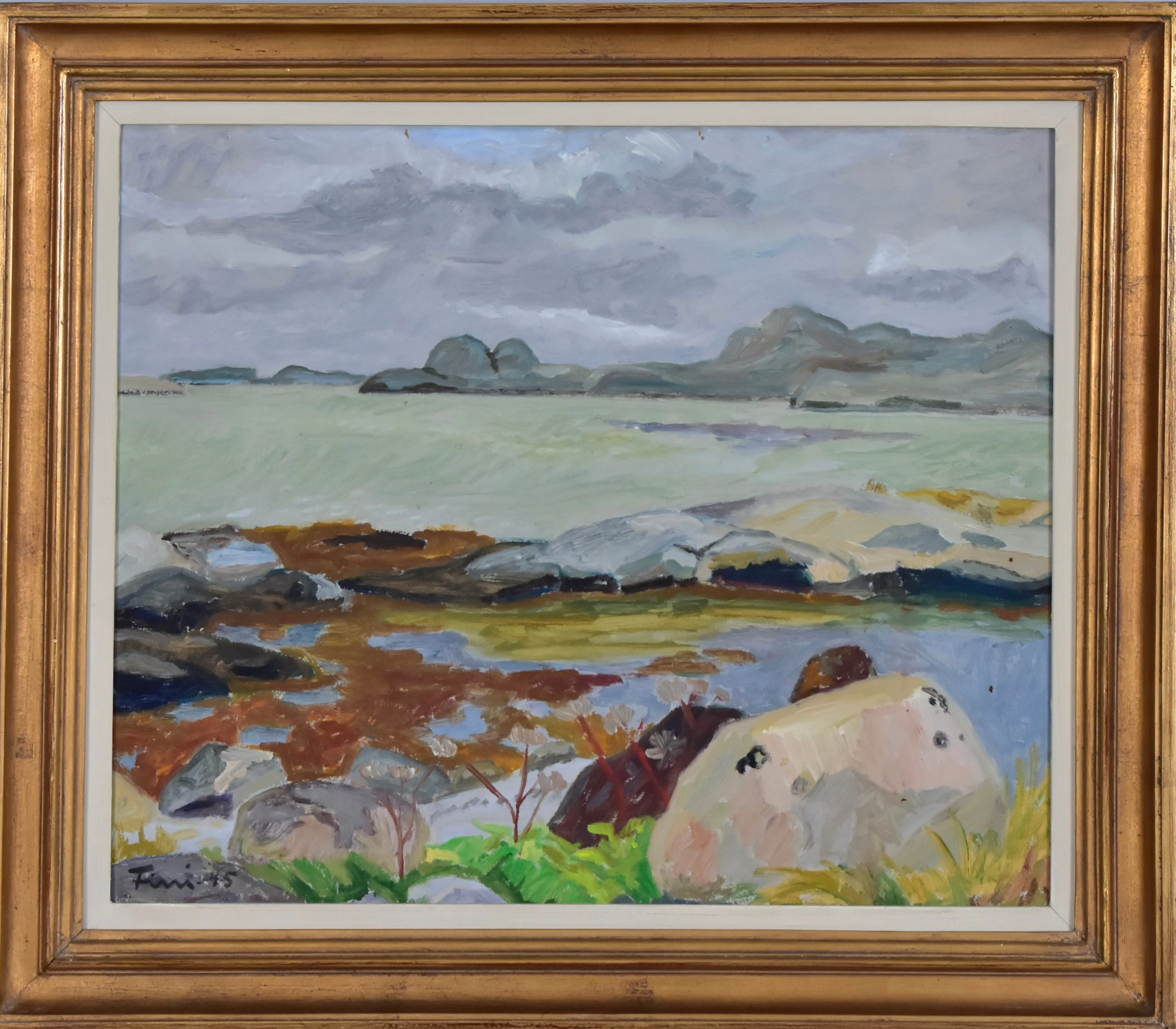 FINN NIELSEN (NORGE 1908-1962). Olja på duk.