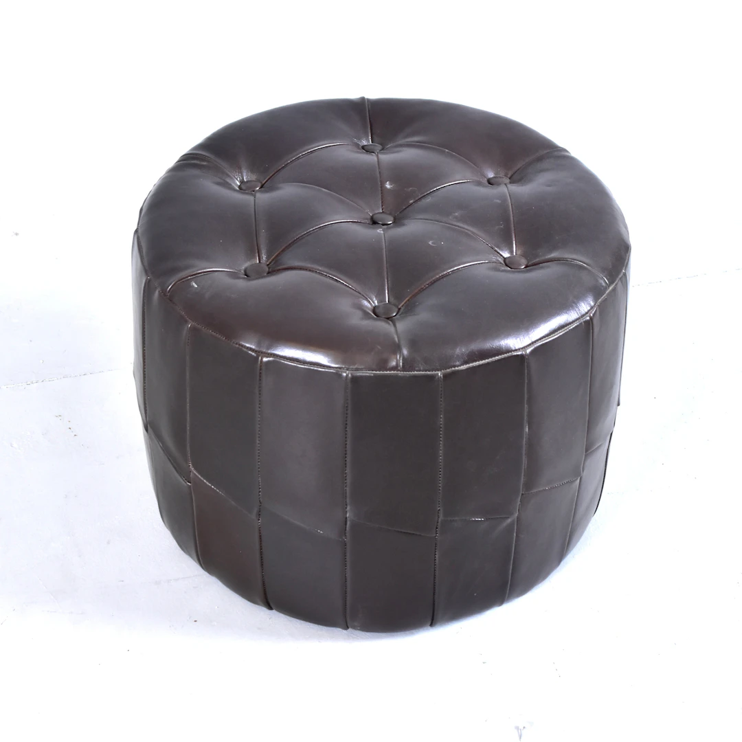 SITTPUFF, läder, 1900-tal.