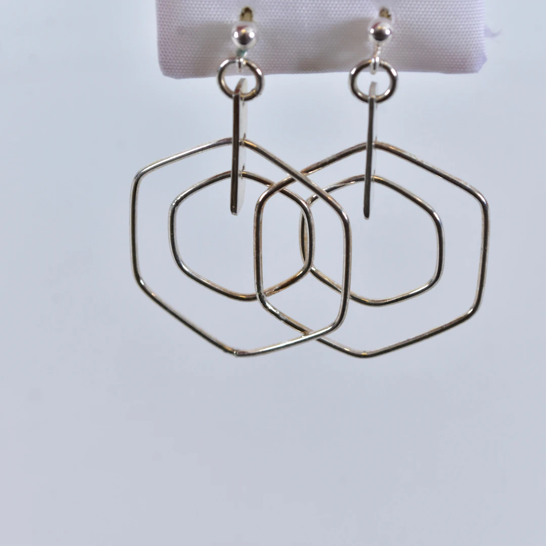 ÖRHÄNGEN, ett par, sterlingsilver.