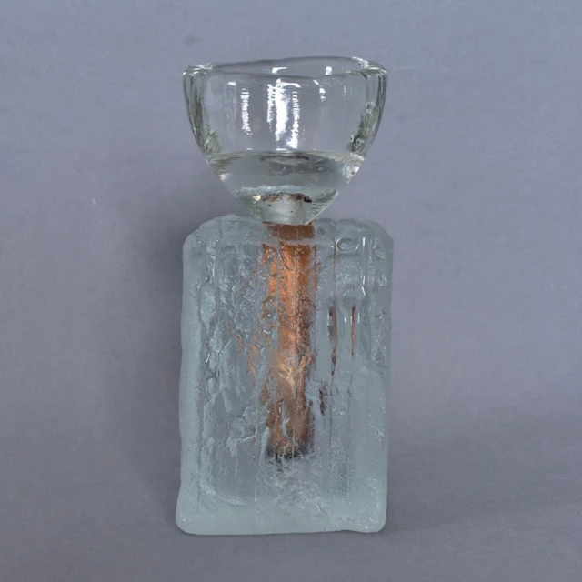 LJUSSTAKE, glas, 1900-tal.