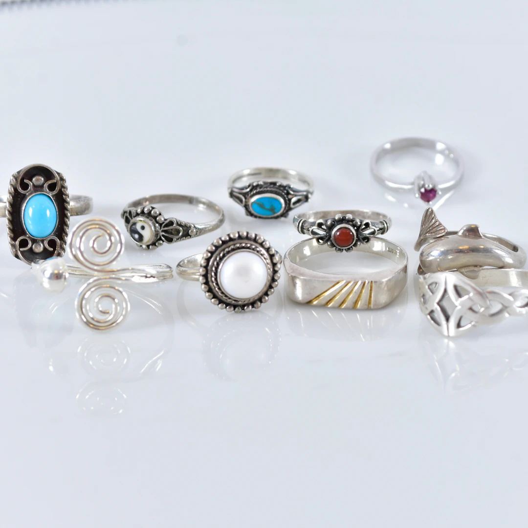 RINGAR, 10 st, silver.