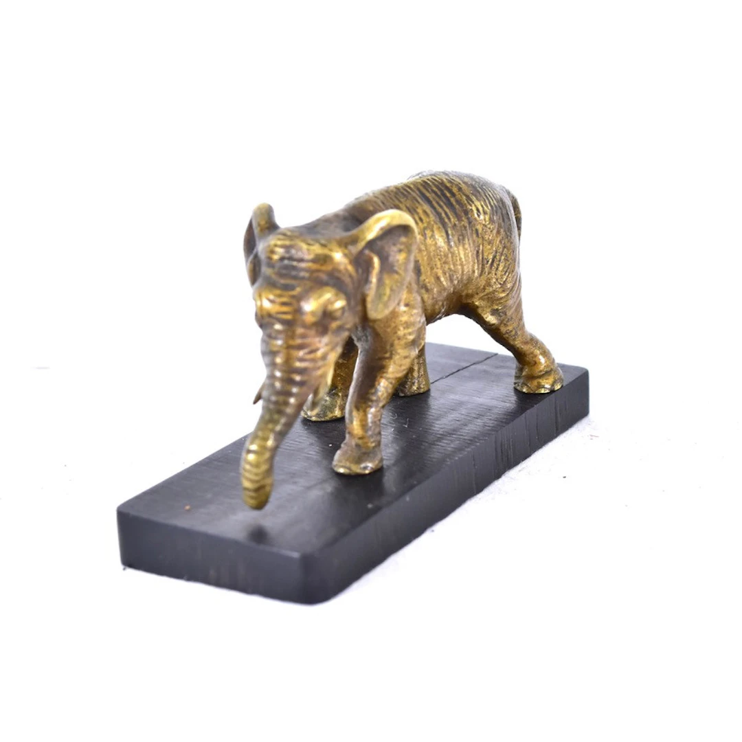 SKULPTUR, elefant , brons, 1900-talets första hälft.