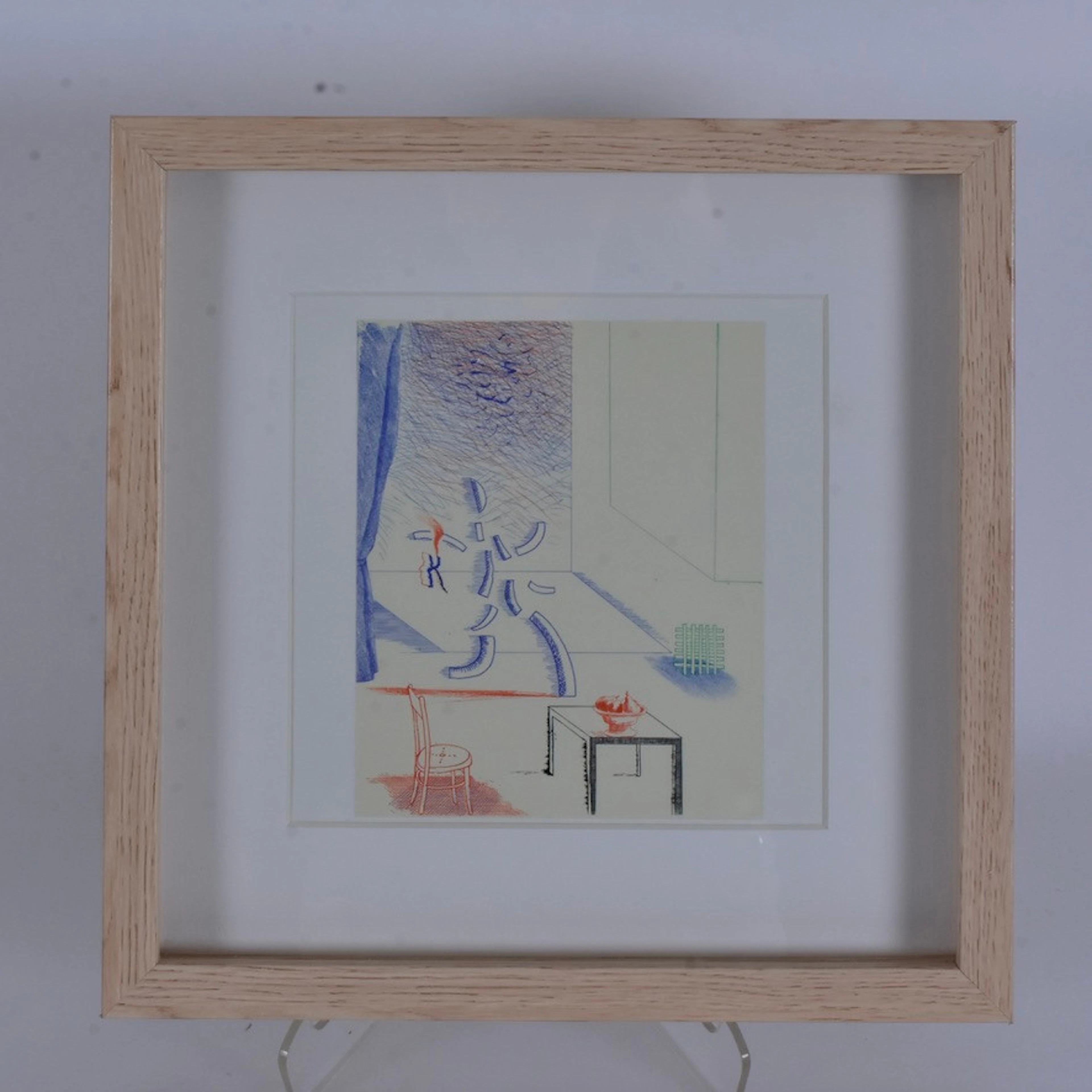 DAVID HOCKNEY. EFTER. Offsettryck, 6-stycken.