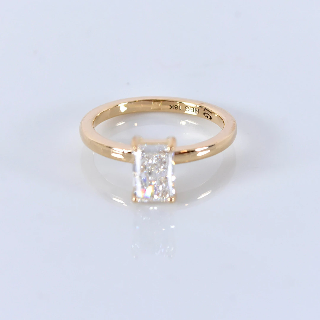 DIAMANTRING, 1,01ct, 18K, IGI Cert Labgrown.