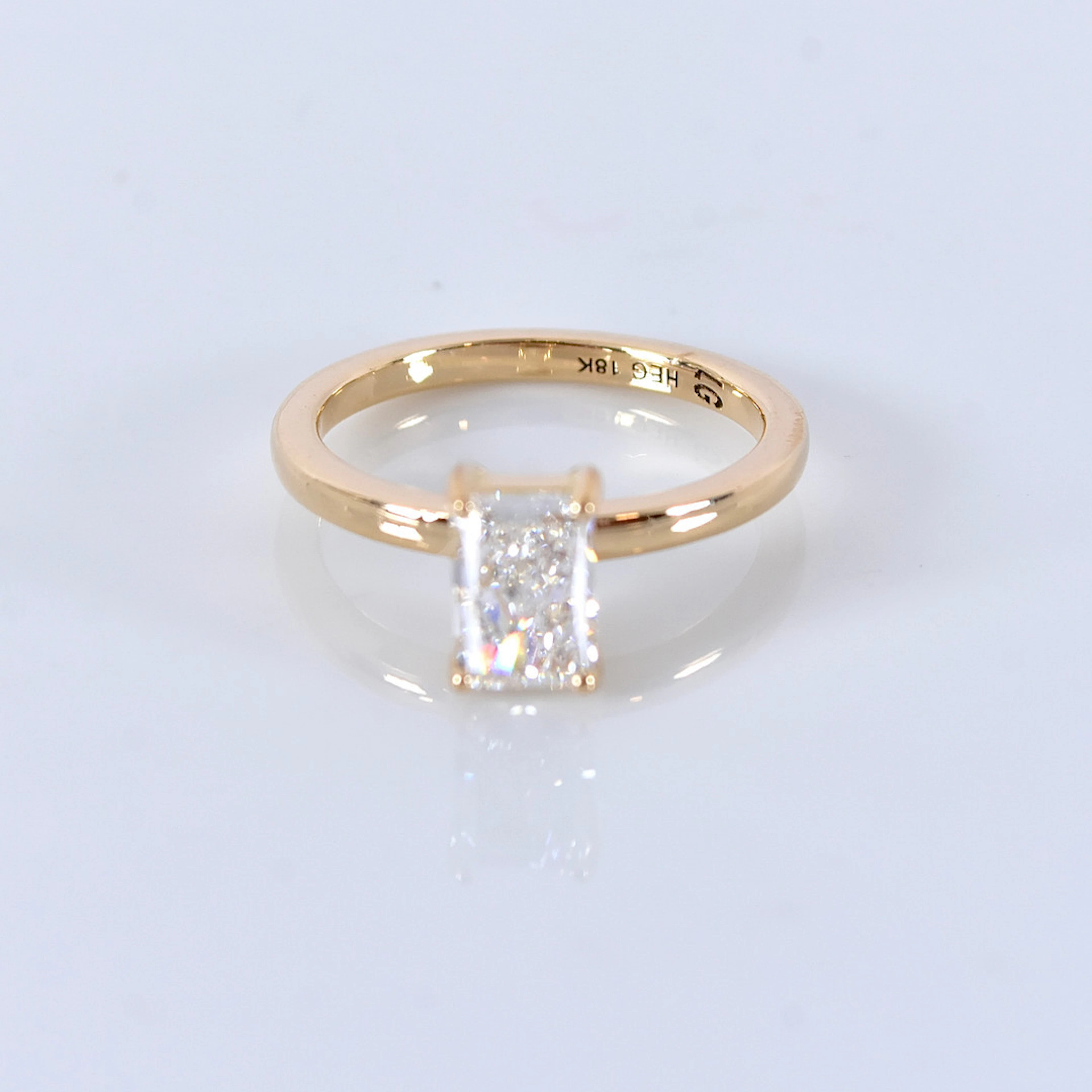 DIAMANTRING, 1,01ct, 18K, IGI Cert Labgrown.