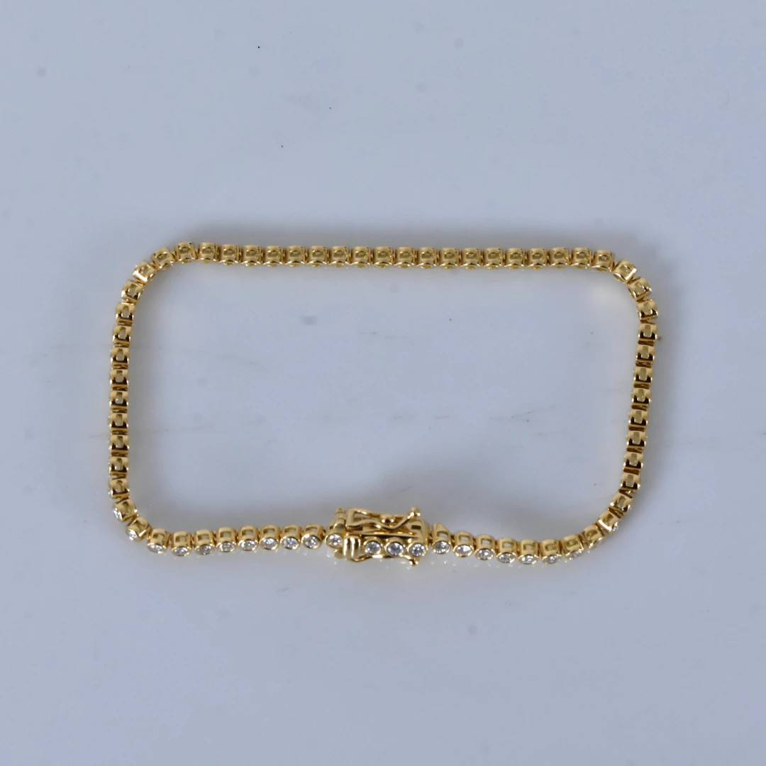 ARMBAND, tennisarmband 1,21ct, 18K.