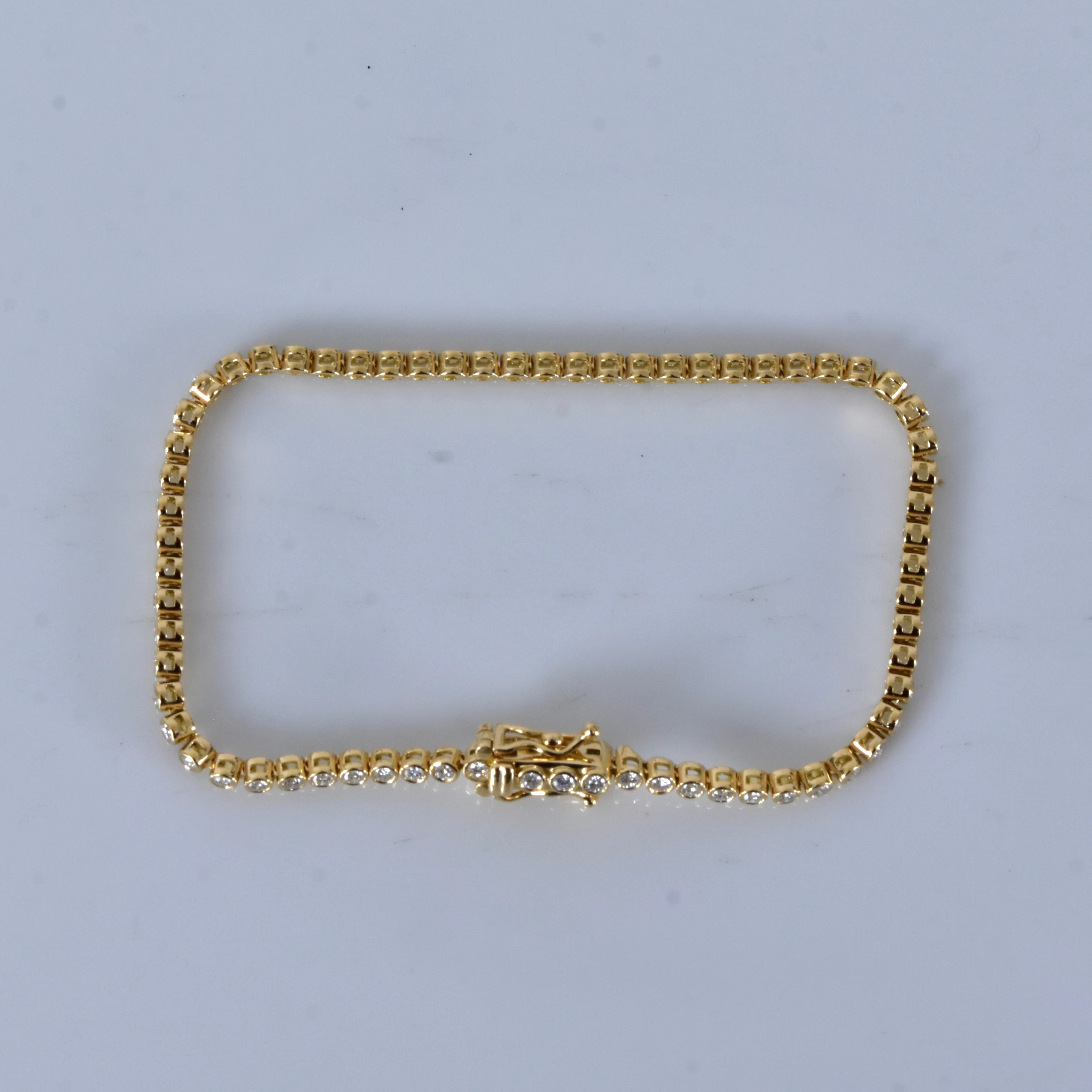 ARMBAND, tennisarmband 1,21ct, 18K.