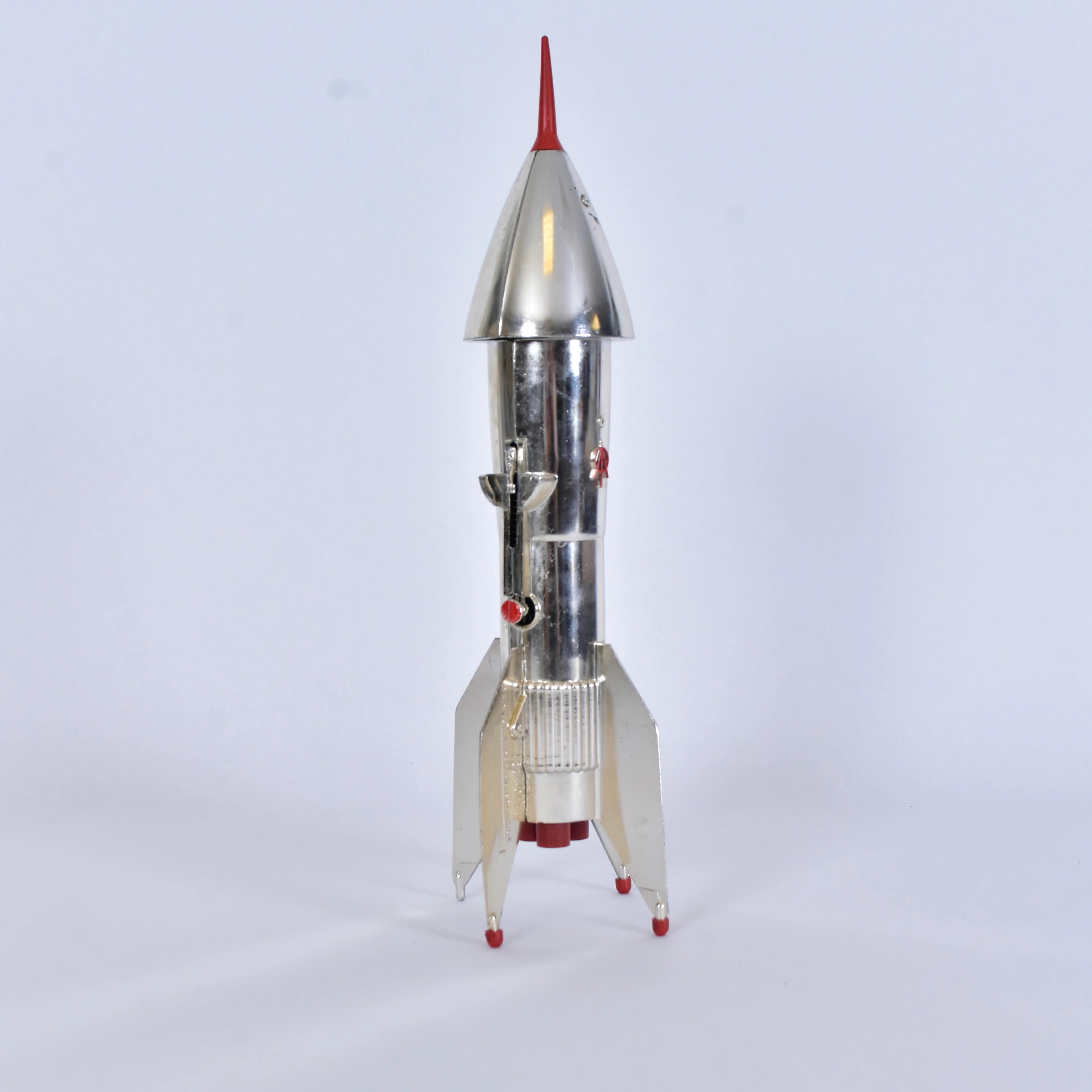 SPARBÖSSA, metall, Astro MFG Rymdraket från Detroit, USA, 1957.