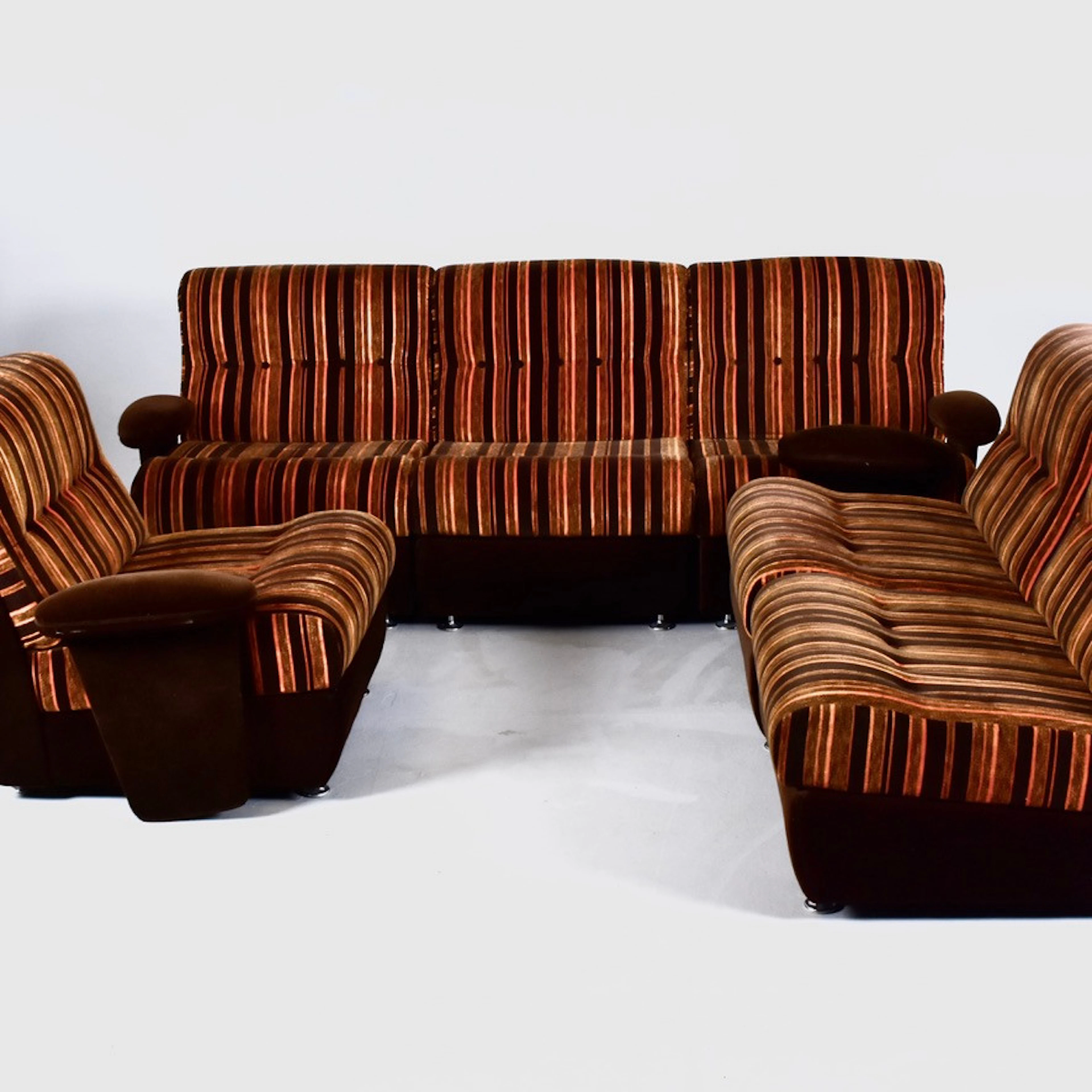 MODULSOFFA, 6 delar, 1900-talet 2 hälf.