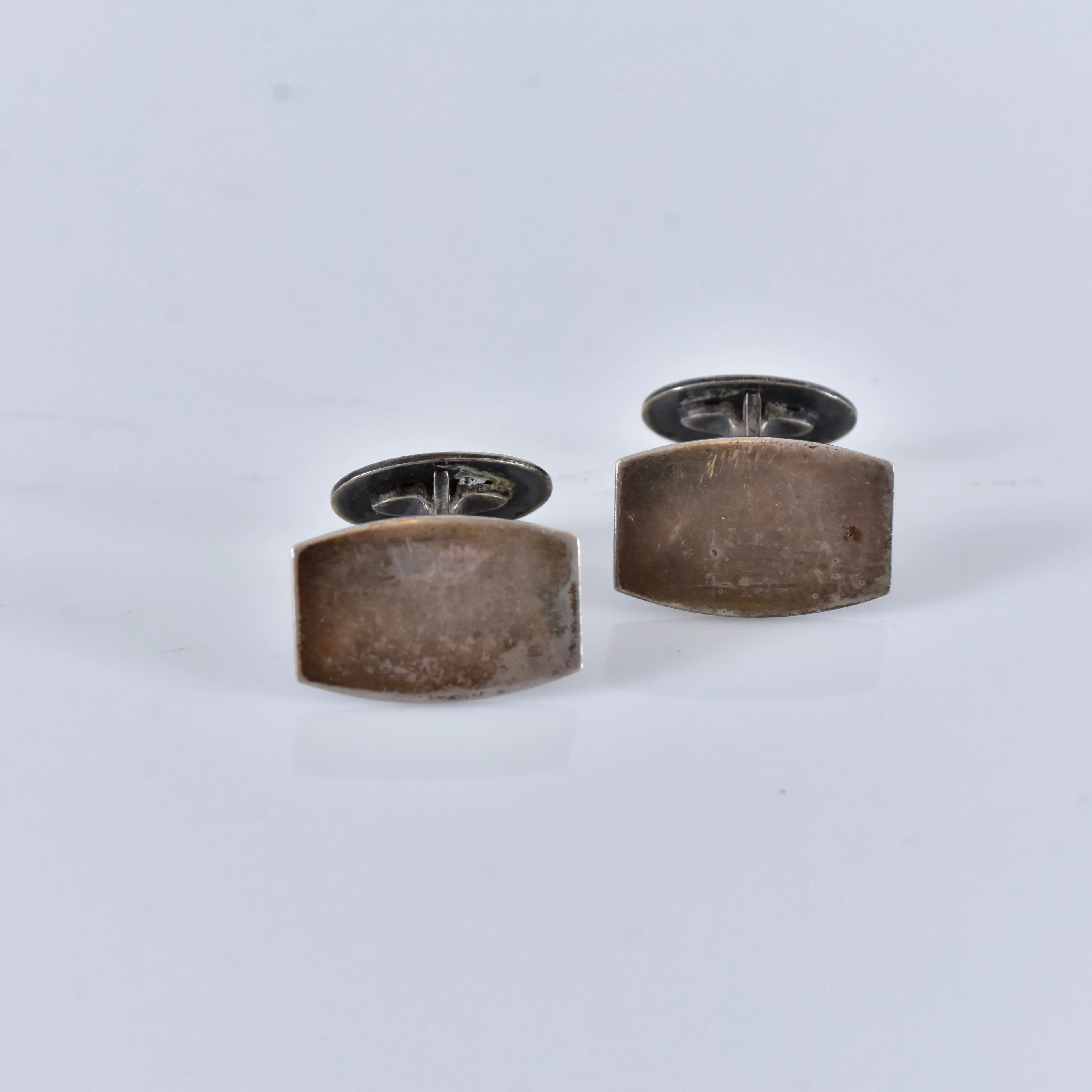MANSCHETTKNAPPAR, silver, Cson Göteborg 1946.