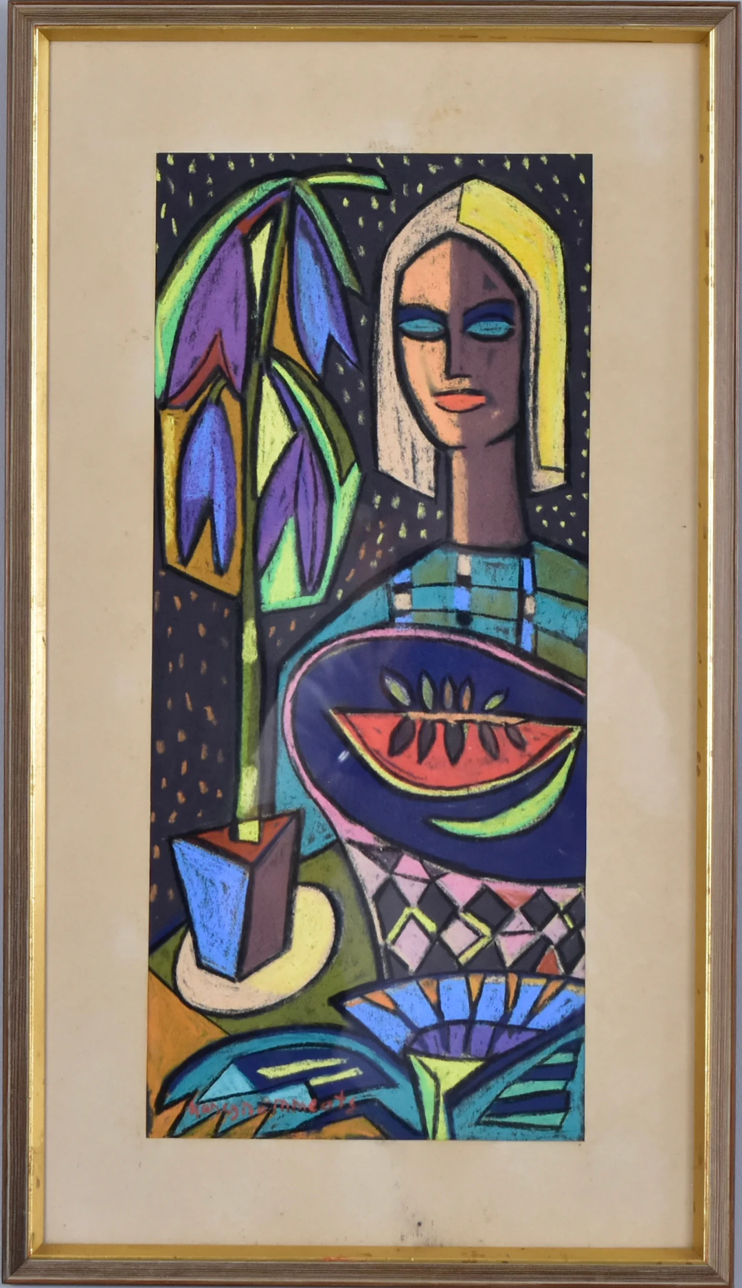 ANCY NÖMMEOTS. Pastell.
