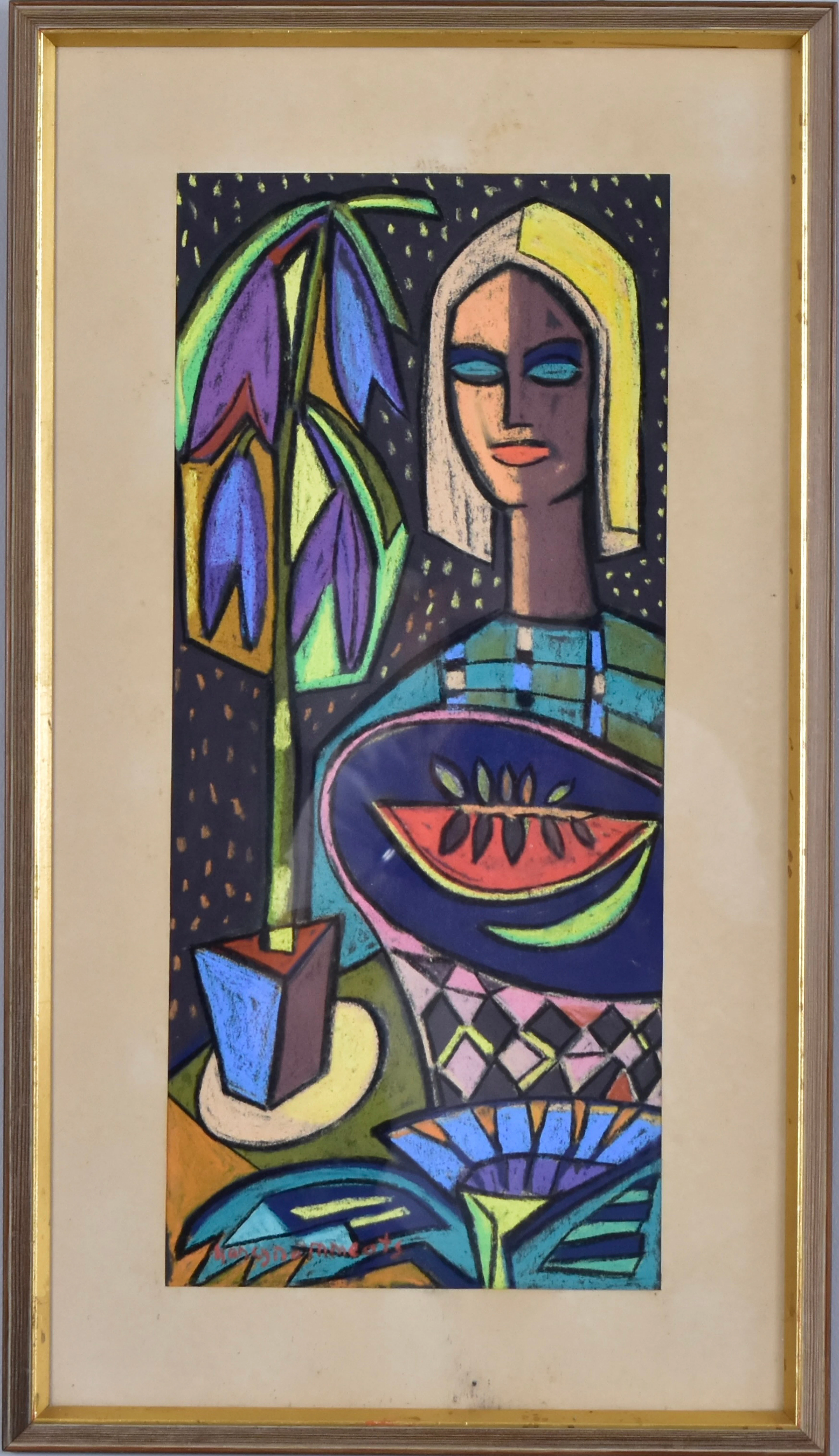 ANCY NÖMMEOTS. Pastell.