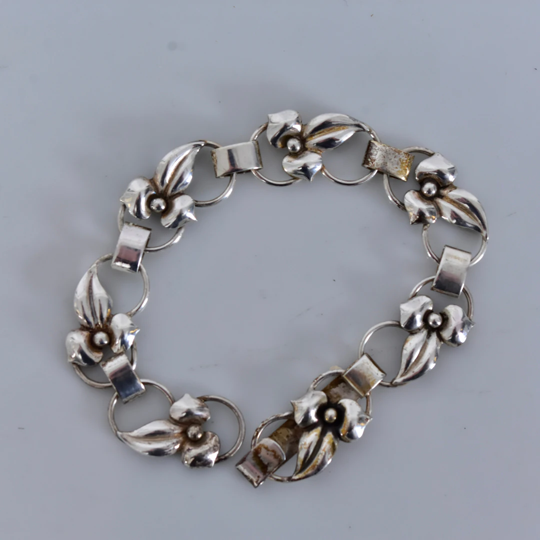 ARMBAND, silver, Gustav Dahlgren & Co Malmö 1946.