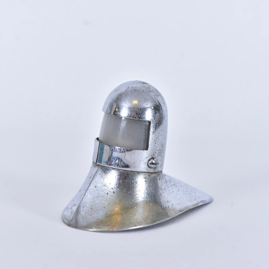 LAMPA, förkromad metall/ frostat glas, 1940/50-tal.