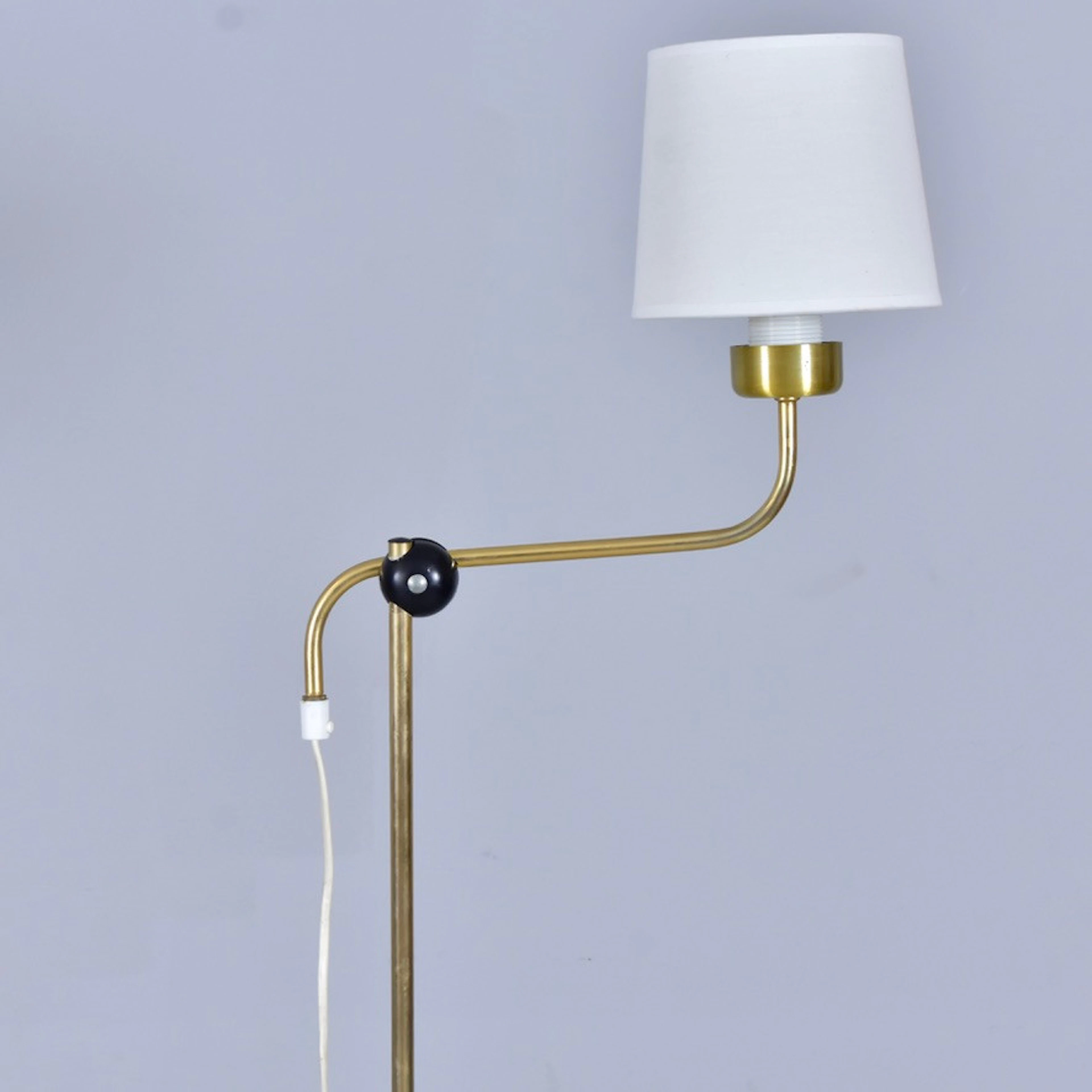 GOLVLAMPA, mässing, "G 182", Belid.